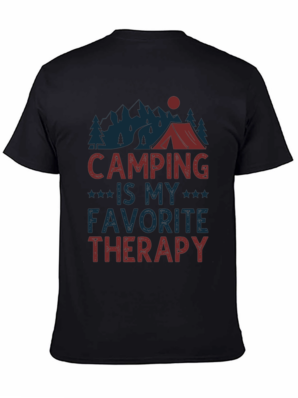 Camping is My Favorite Therapy T-Shirt