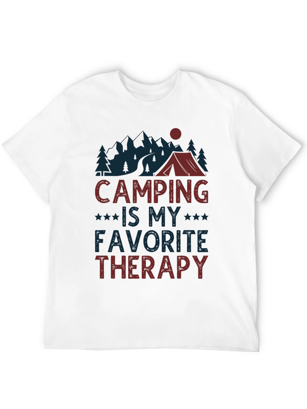 Camping is My Favorite Therapy T-Shirt