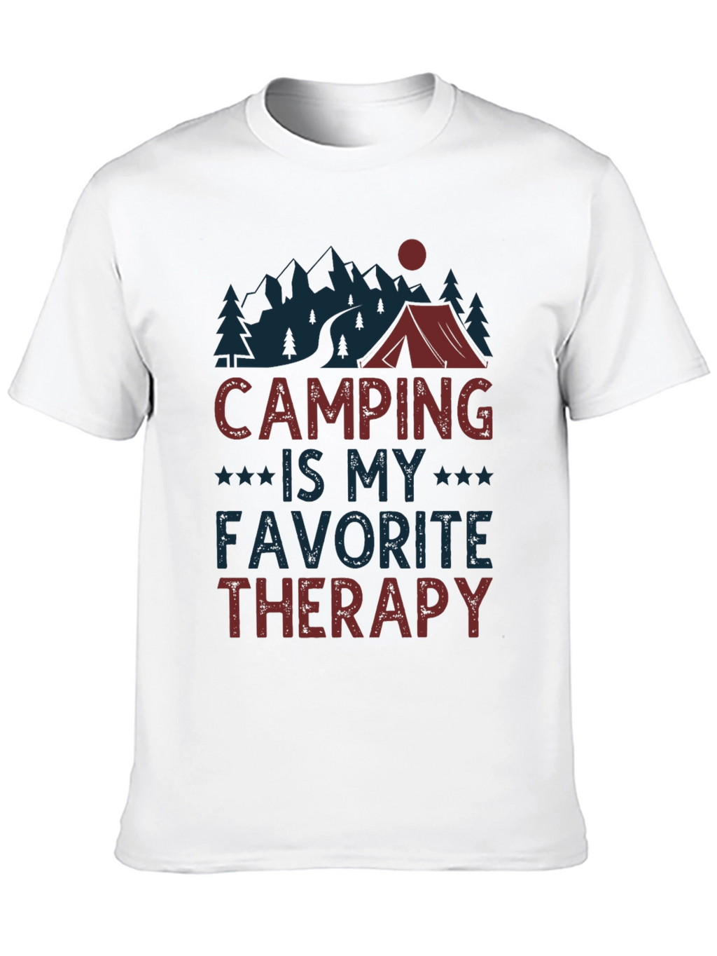 Camping is My Favorite Therapy T-Shirt