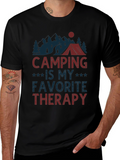 Camping is My Favorite Therapy T-Shirt