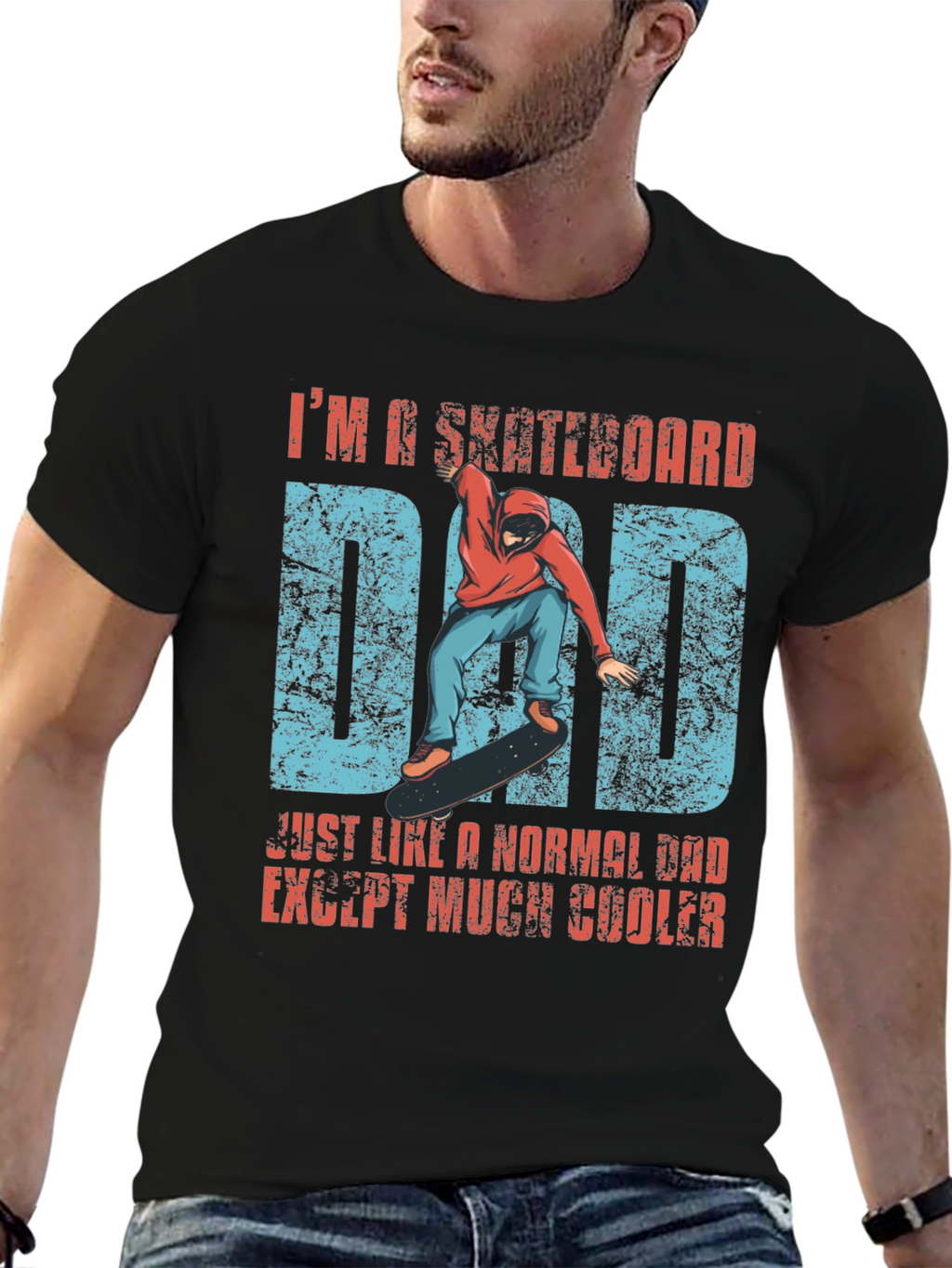 Skateboard Dad Graphic T-Shirt