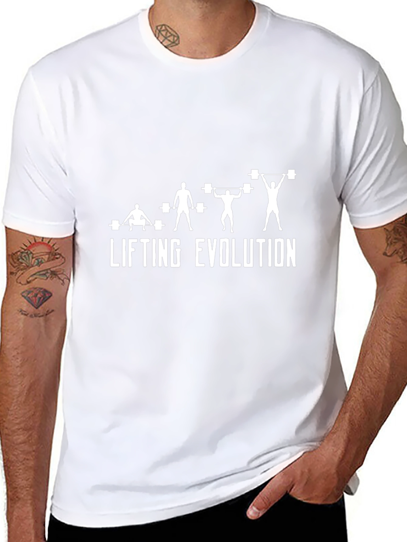 Lifting Evolution Graphic Tee - Black