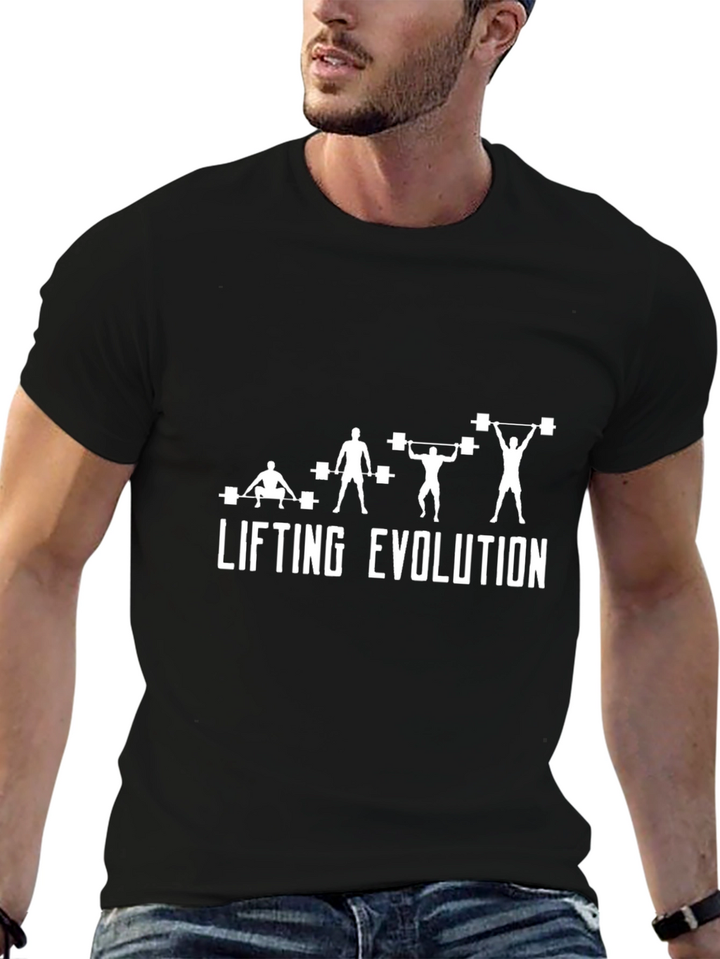 Lifting Evolution Graphic Tee - Black
