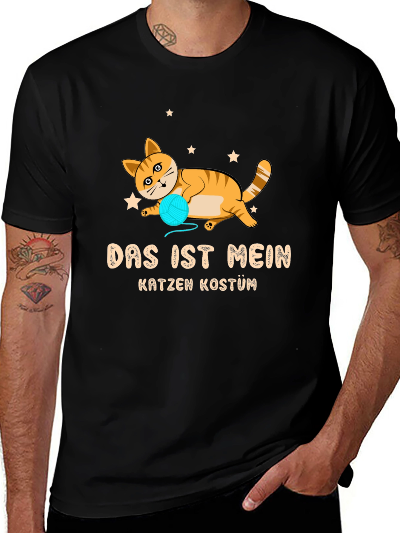 Das Ist Mein Katzen Kostüm T-Shirt - Cat Lover Tee