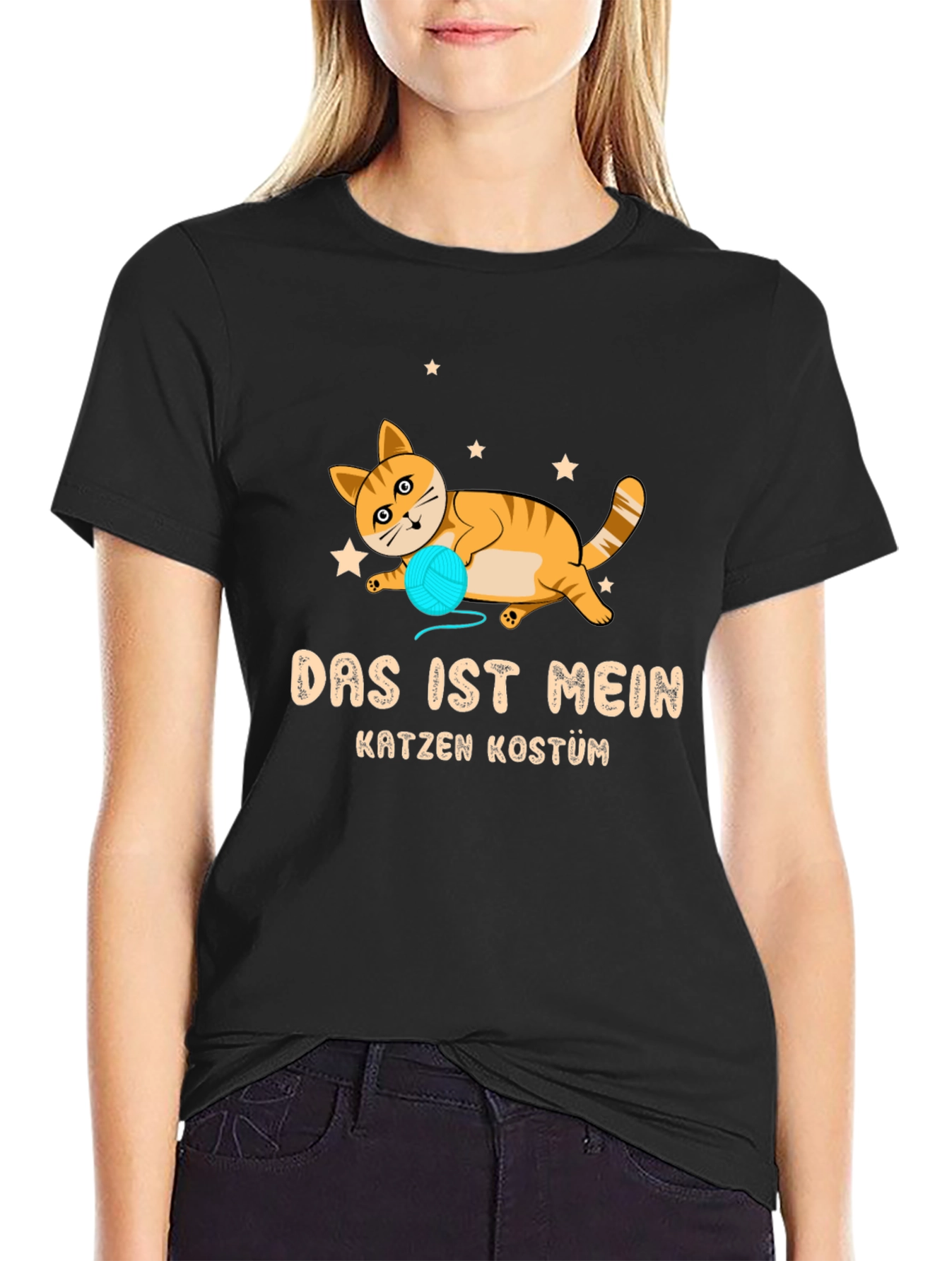 Das Ist Mein Katzen Kostüm T-Shirt - Cat Lover Tee