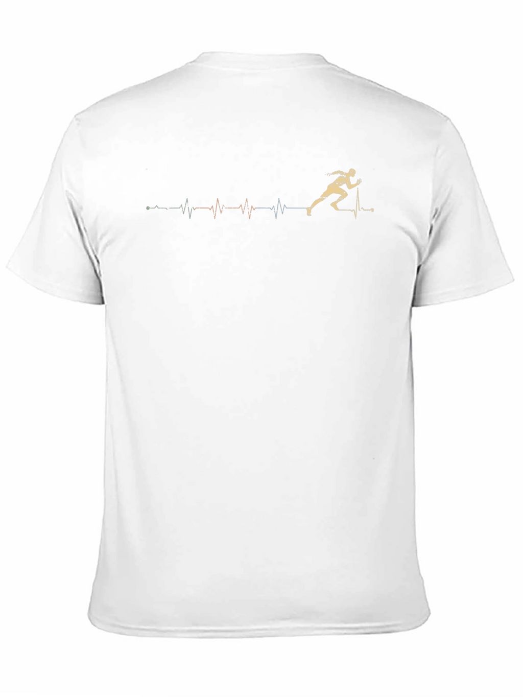 Runner Heartbeat T-Shirt - Sporty Graphic Tee