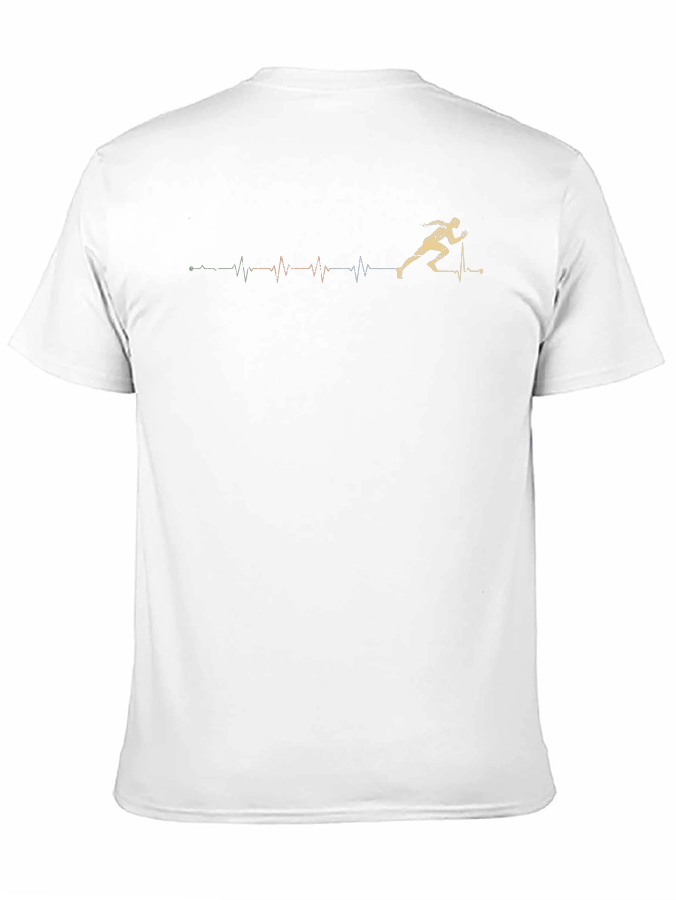 Runner Heartbeat T-Shirt - Sporty Graphic Tee
