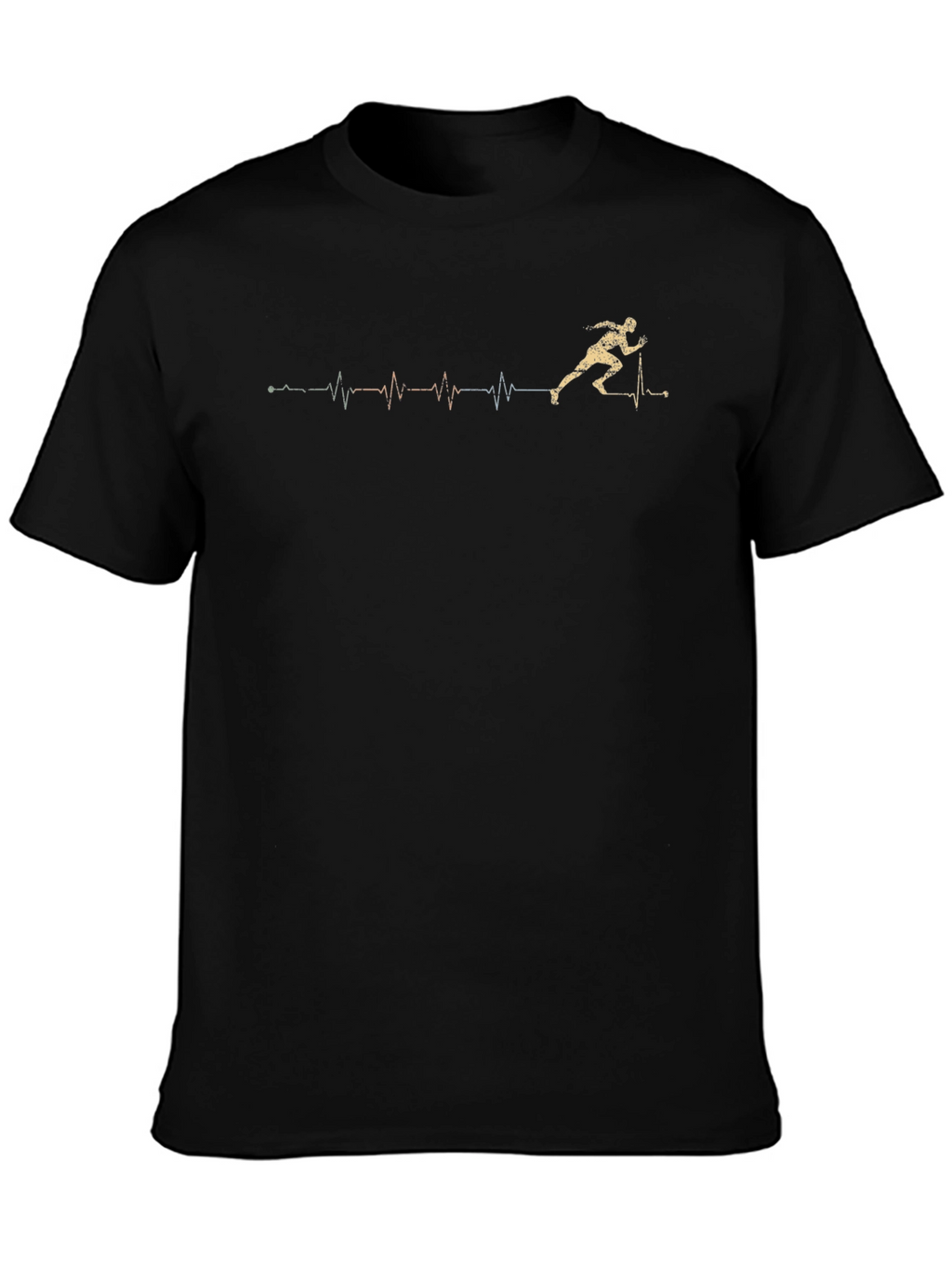 Runner Heartbeat T-Shirt - Sporty Graphic Tee