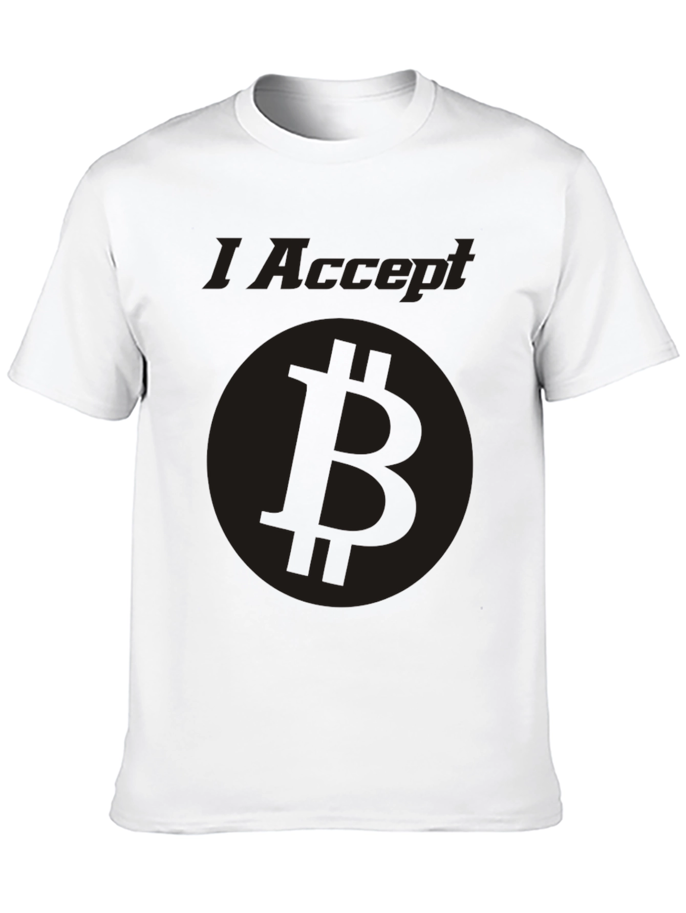 I Accept Bitcoin T-Shirt - Crypto Currency Tee