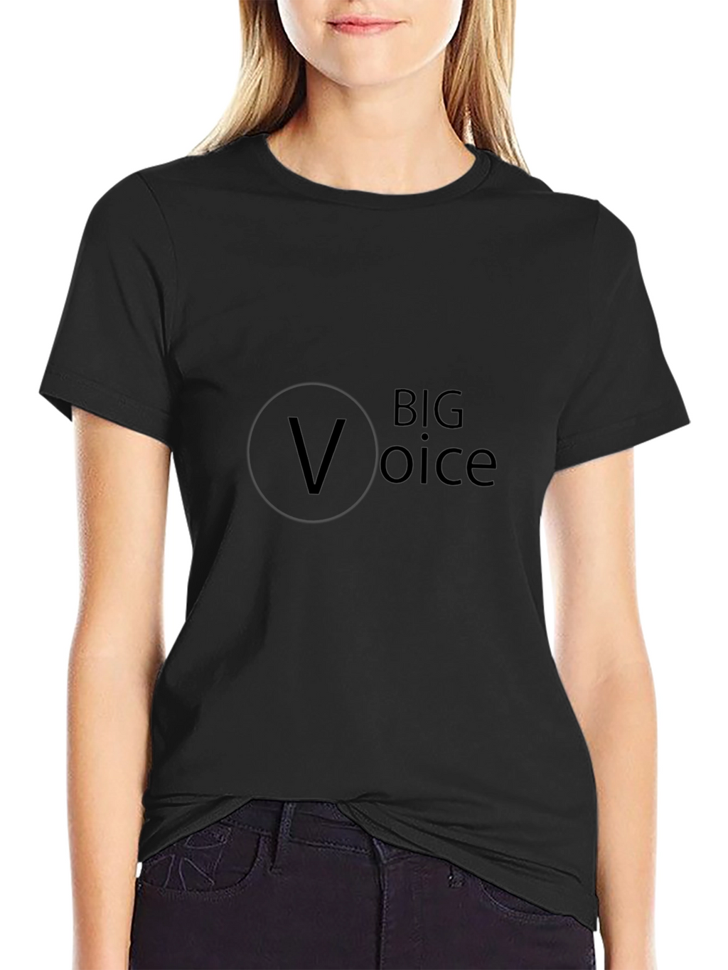 Big Voice Black T-Shirt