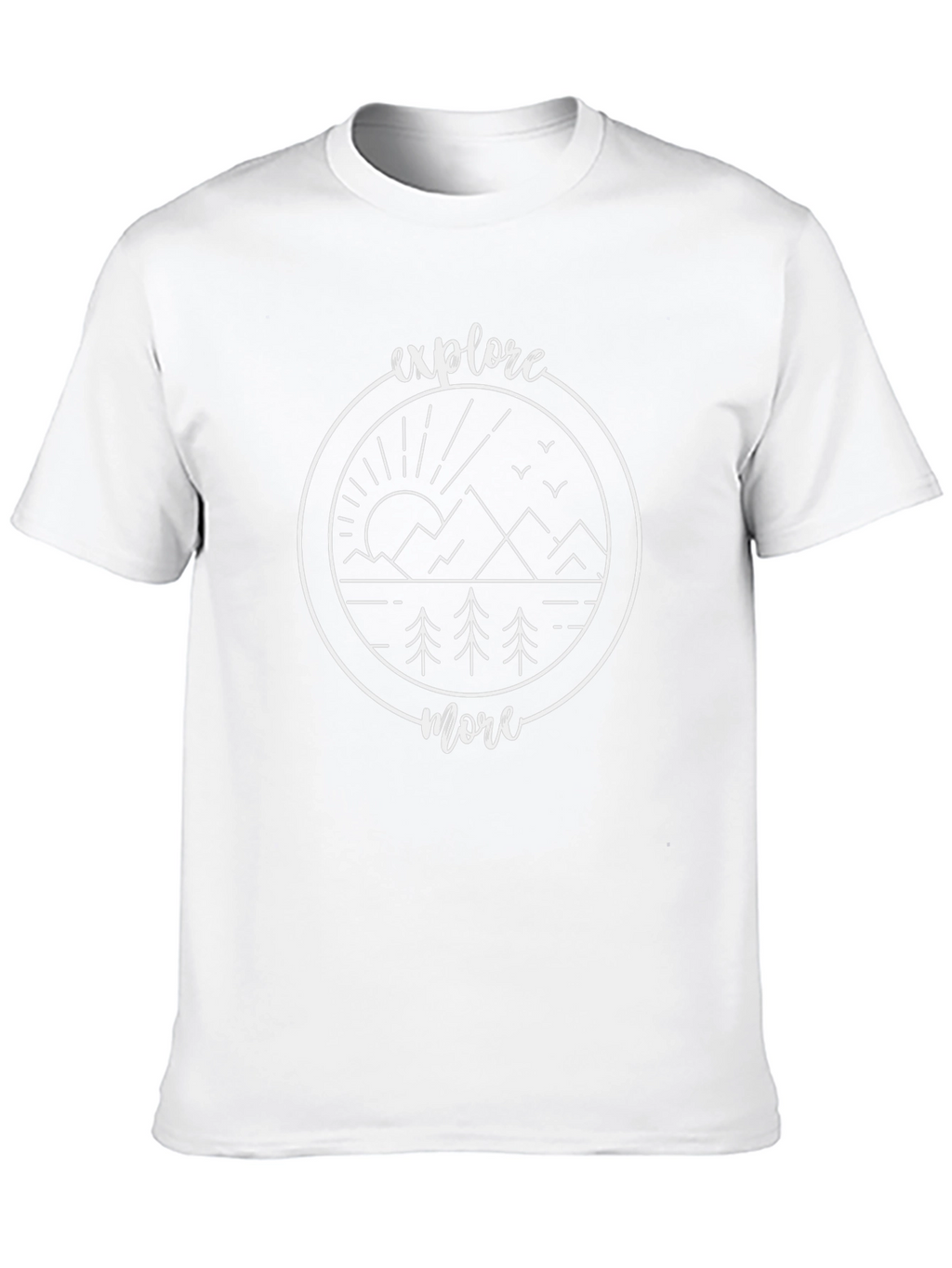 Explore More Graphic Tee - Black