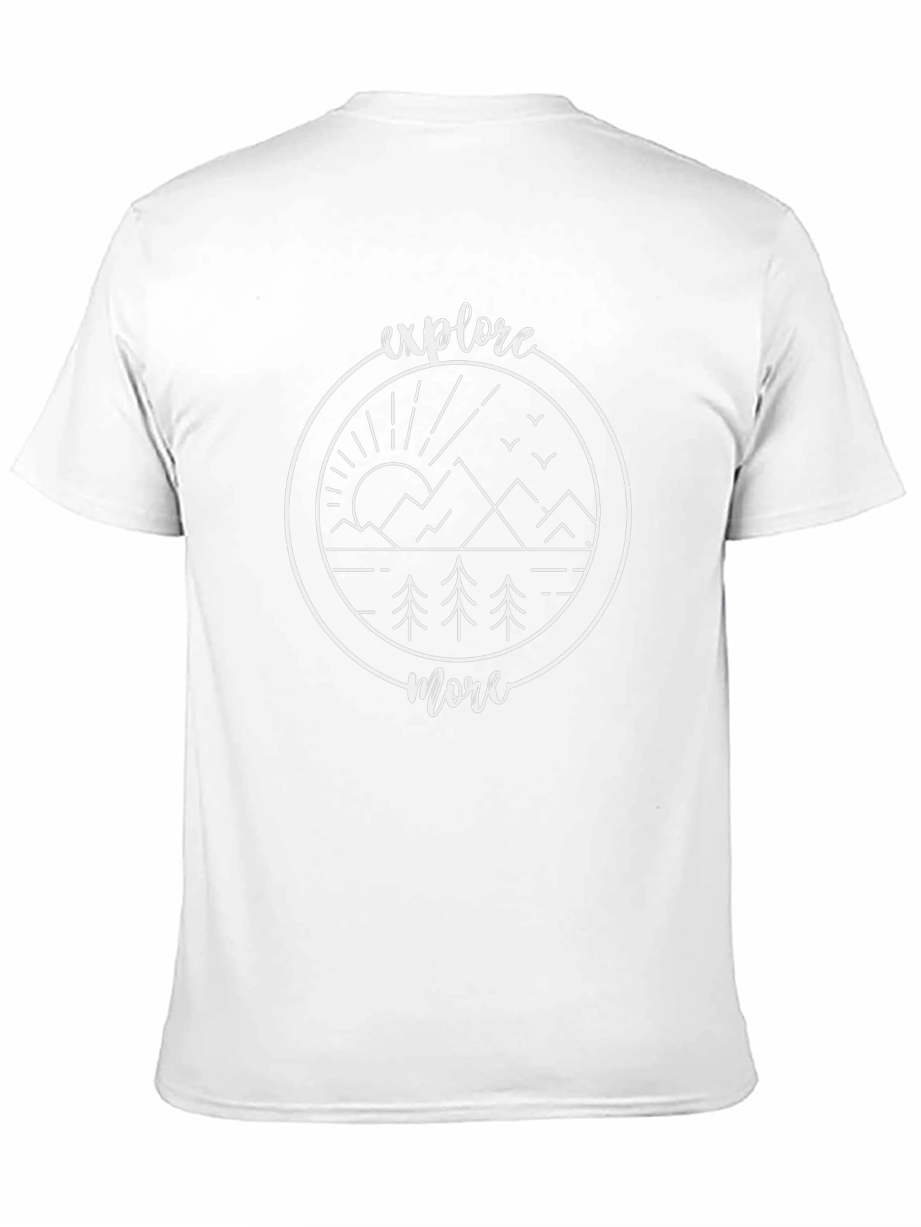 Explore More Graphic Tee - Black