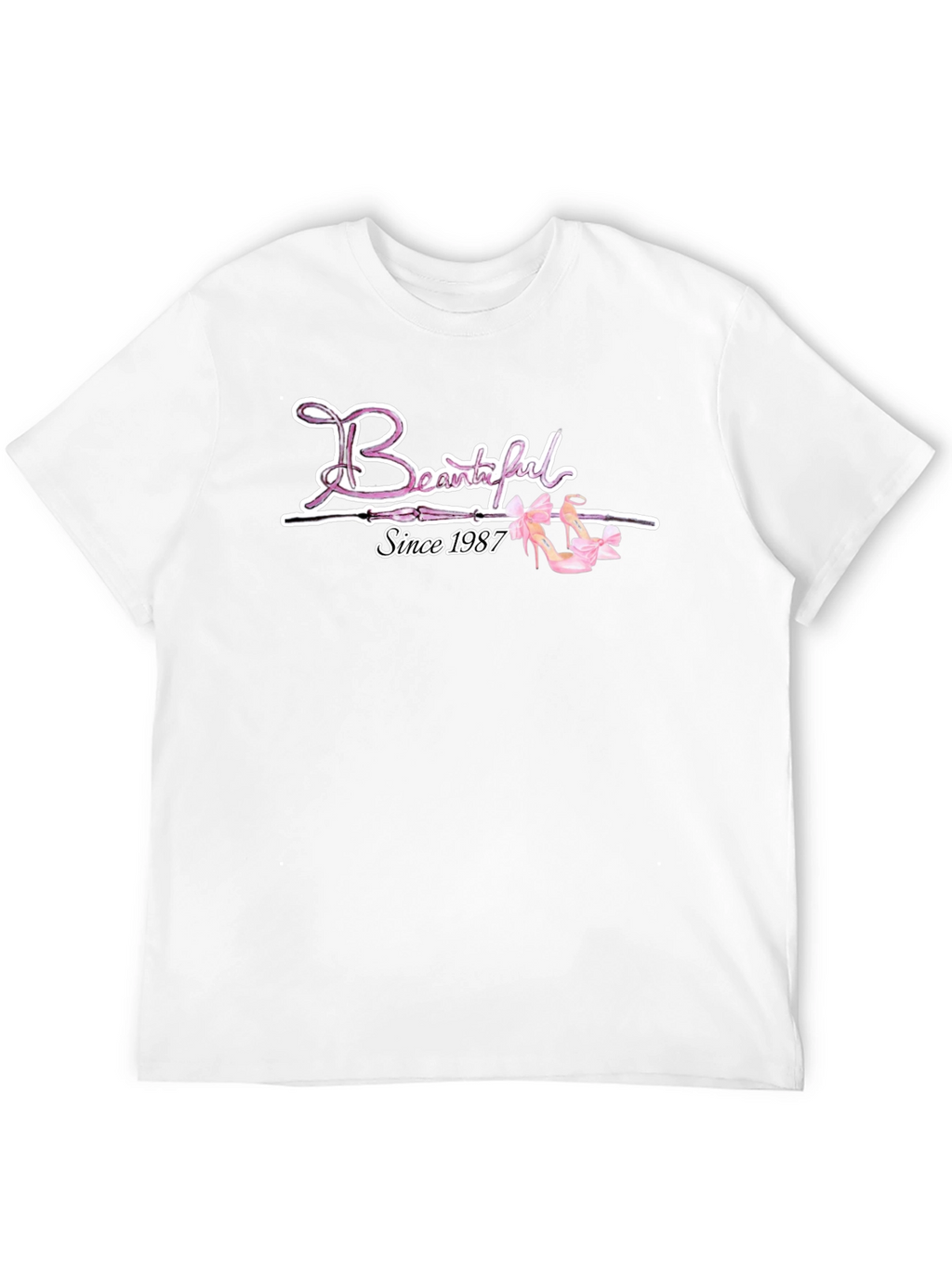 Beautiful Since 1987 Black T-Shirt