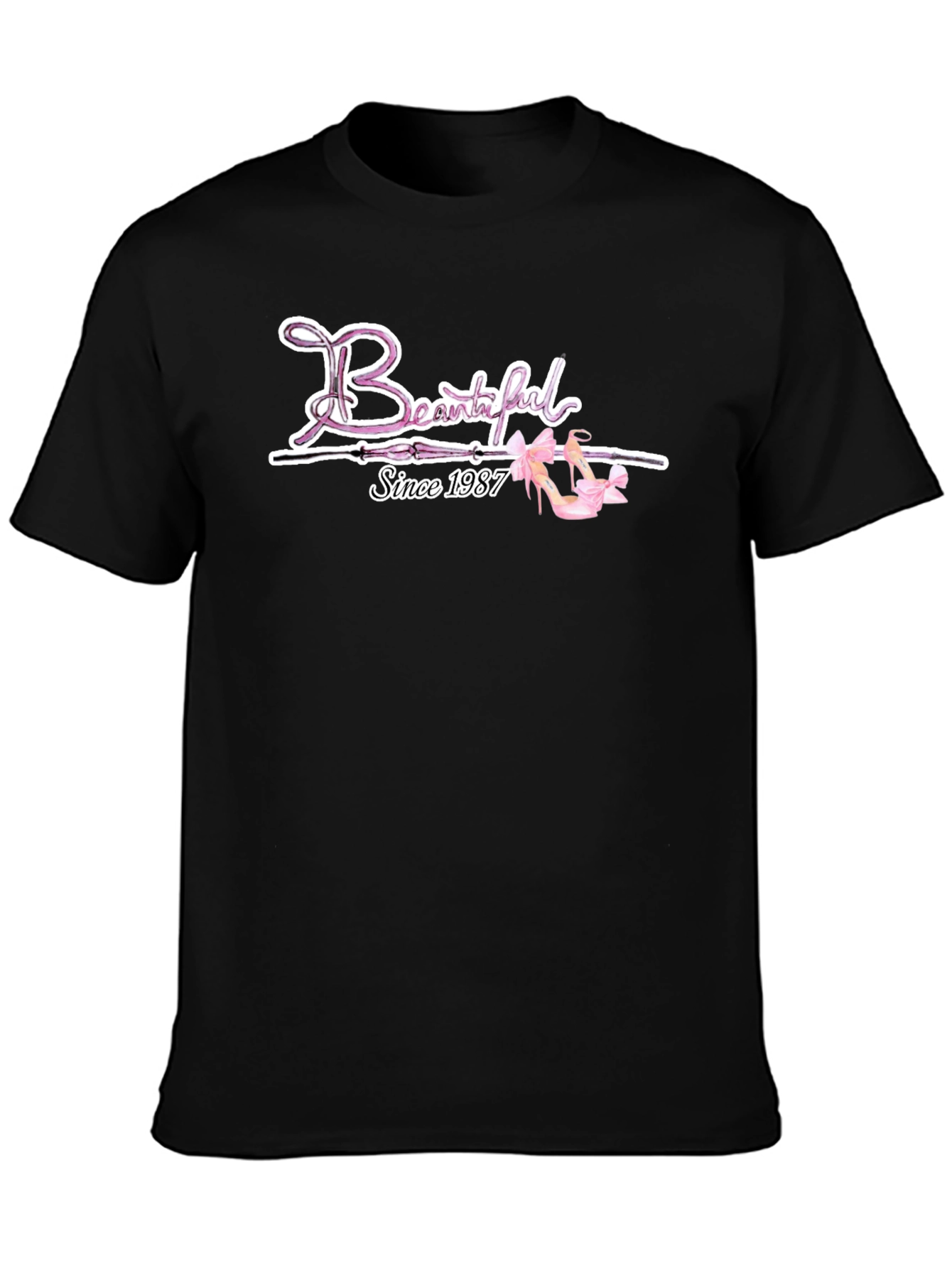 Beautiful Since 1987 Black T-Shirt