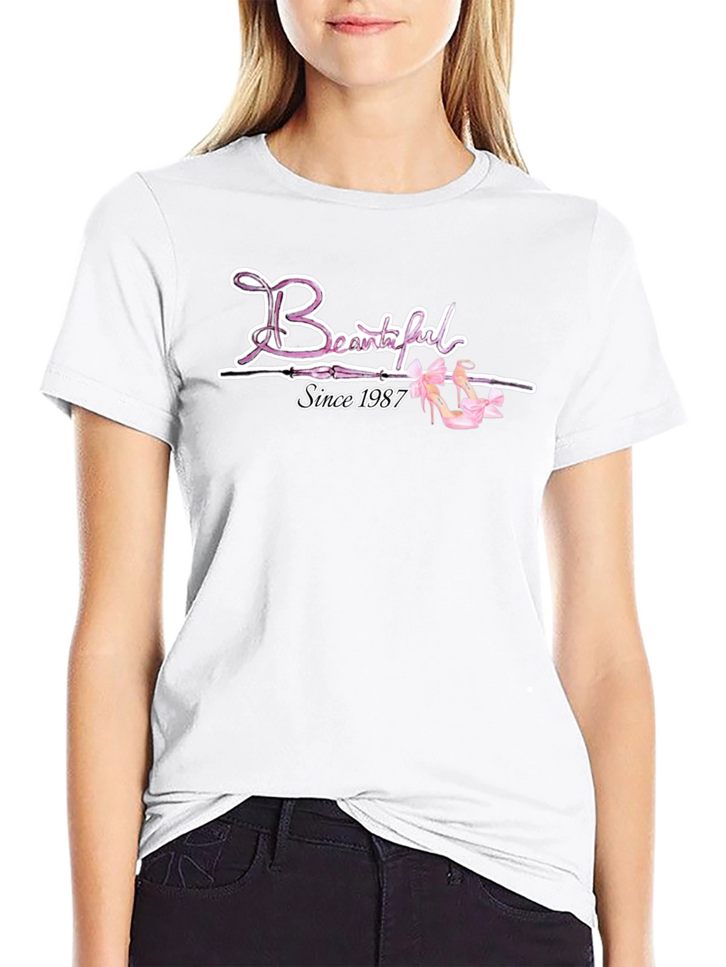 Beautiful Since 1987 Black T-Shirt