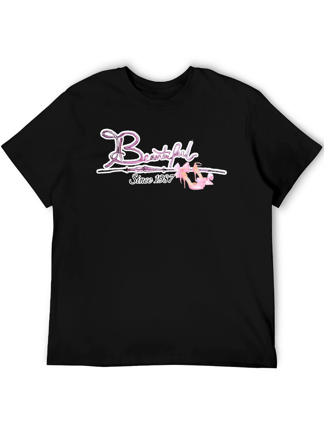 Beautiful Since 1987 Black T-Shirt