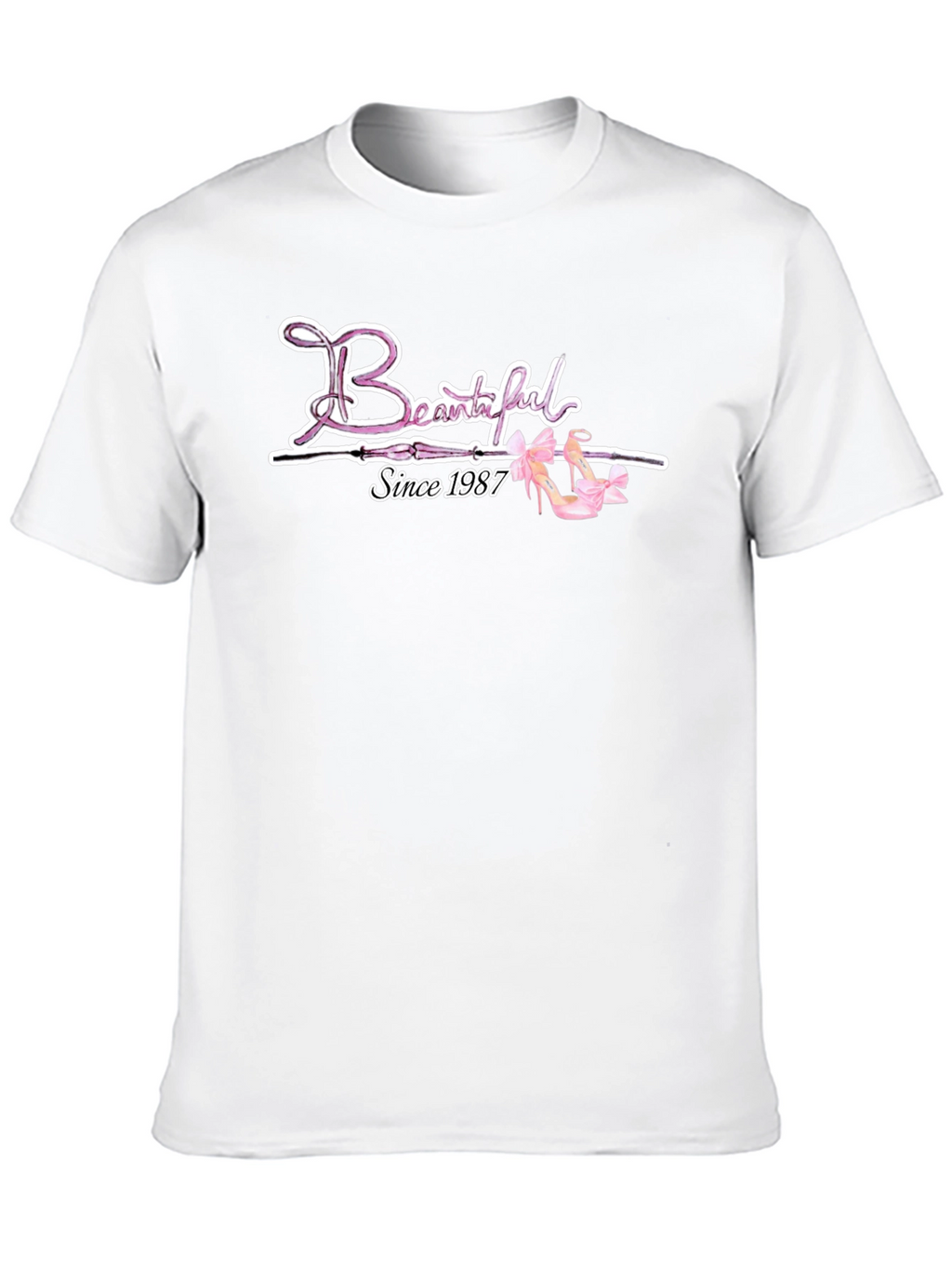 Beautiful Since 1987 Black T-Shirt