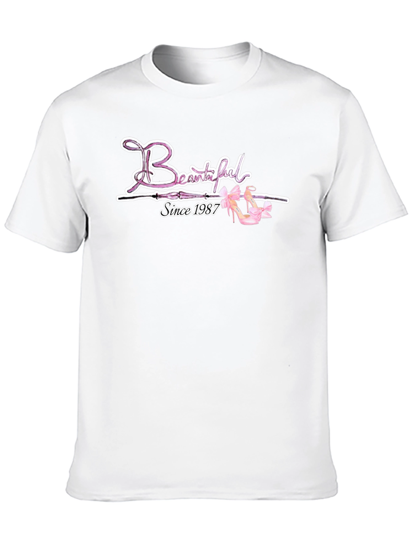 Beautiful Since 1987 Black T-Shirt