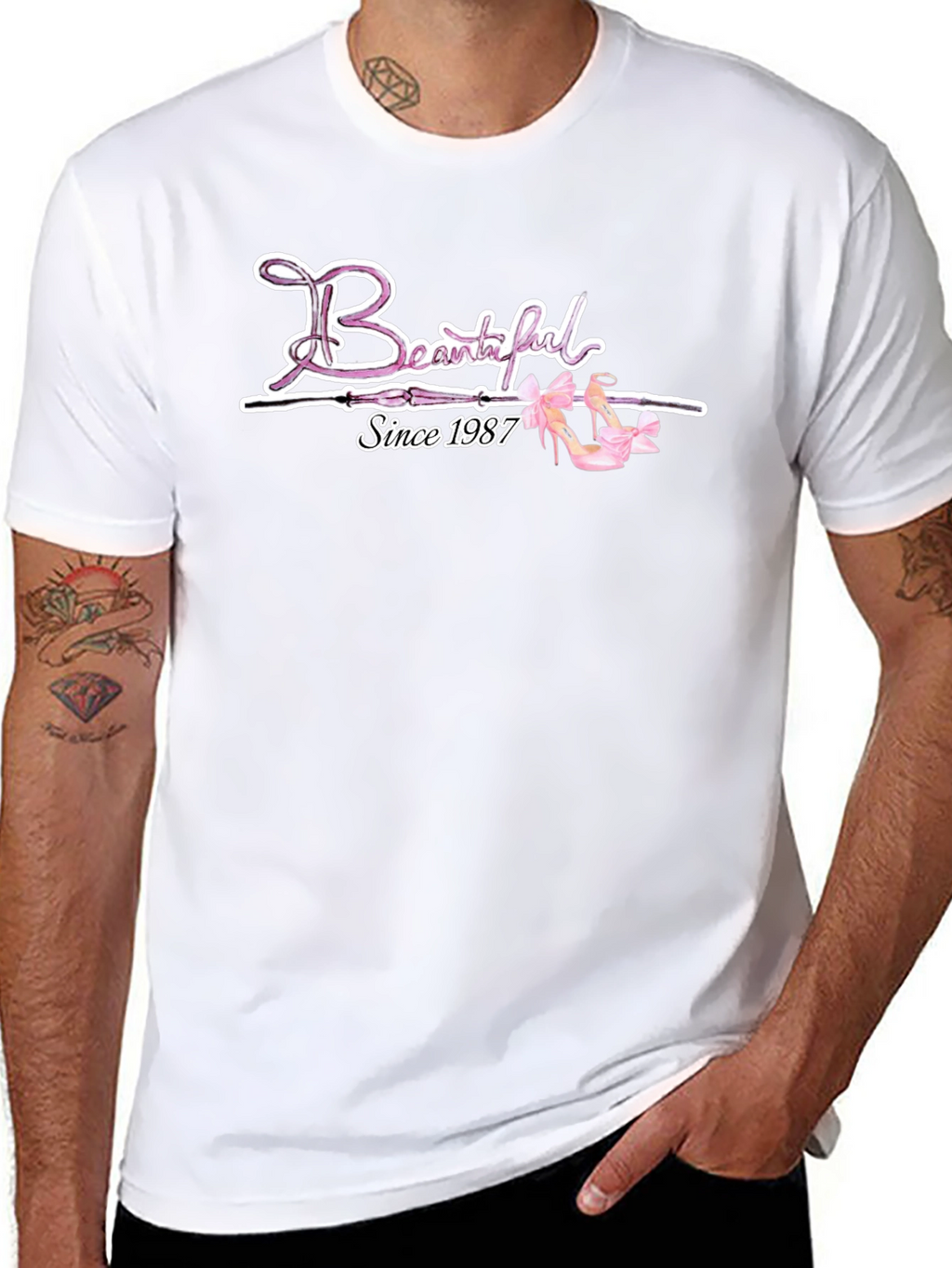 Beautiful Since 1987 Black T-Shirt