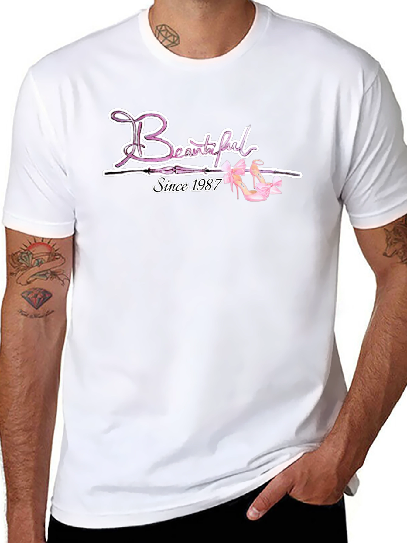 Beautiful Since 1987 Black T-Shirt