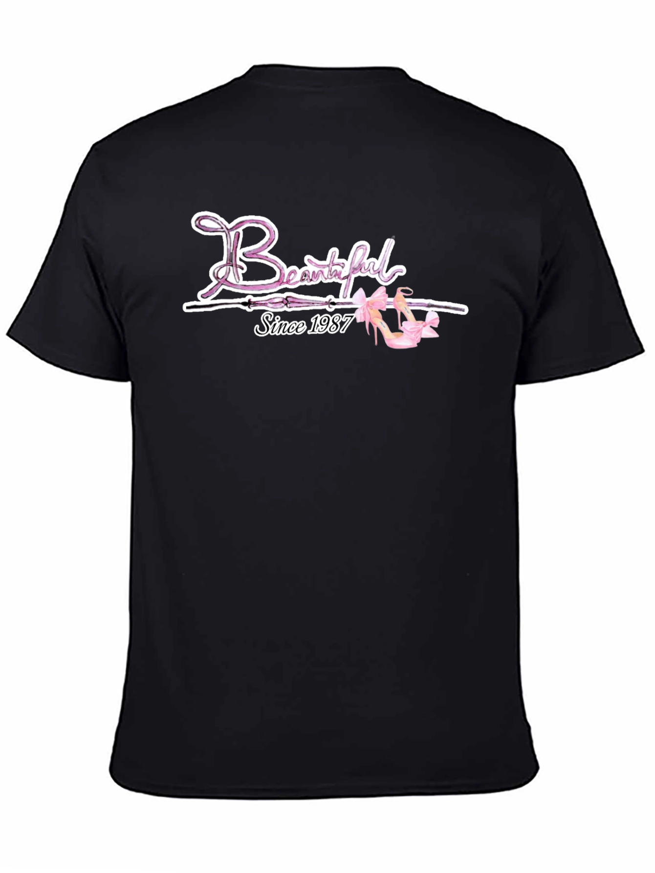 Beautiful Since 1987 Black T-Shirt