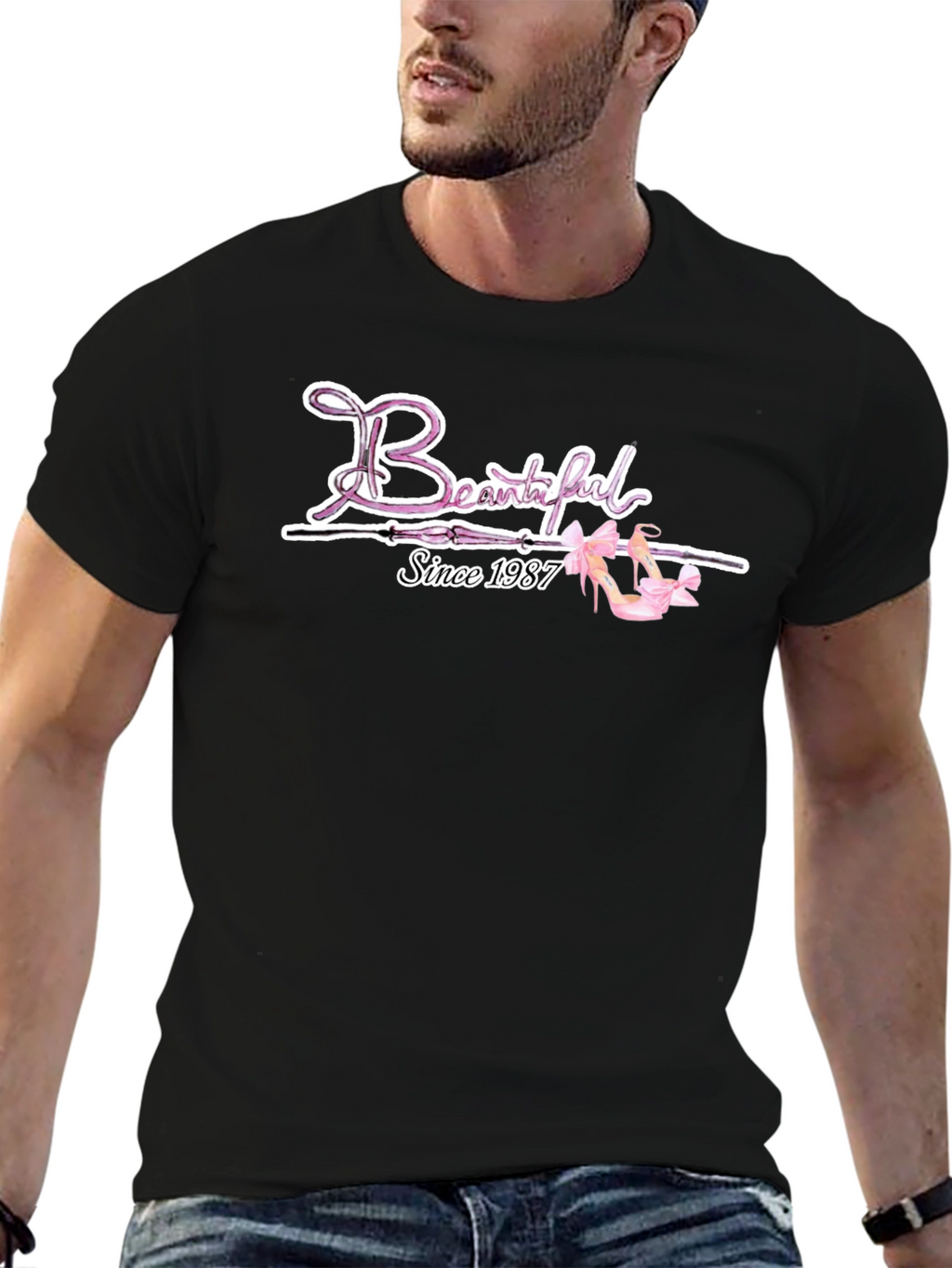 Beautiful Since 1987 Black T-Shirt