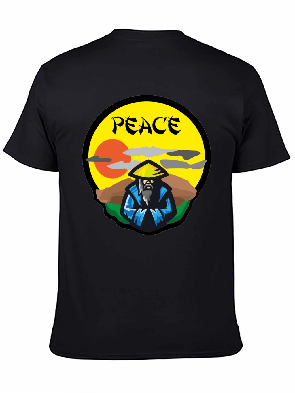 Peaceful Warrior Graphic T-Shirt - Unique Design