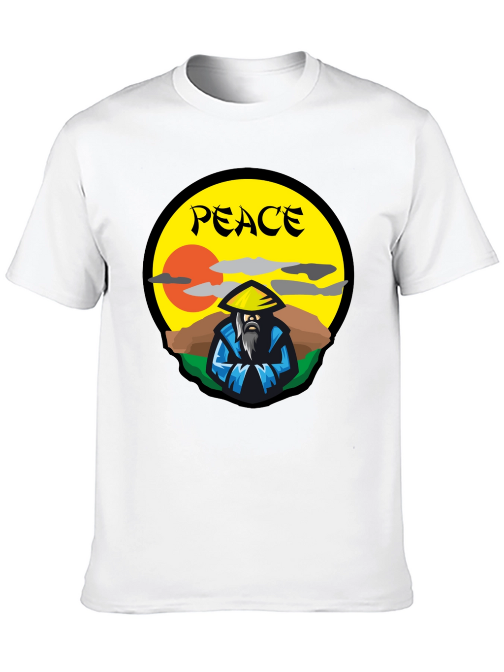 Peaceful Warrior Graphic T-Shirt - Unique Design