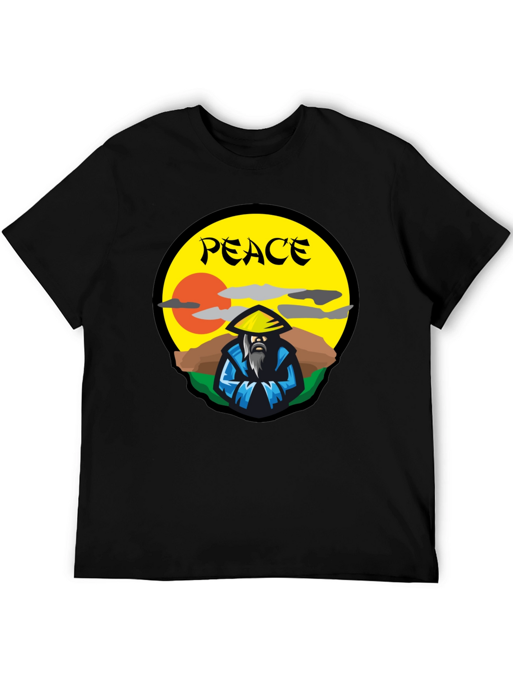 Peaceful Warrior Graphic T-Shirt - Unique Design