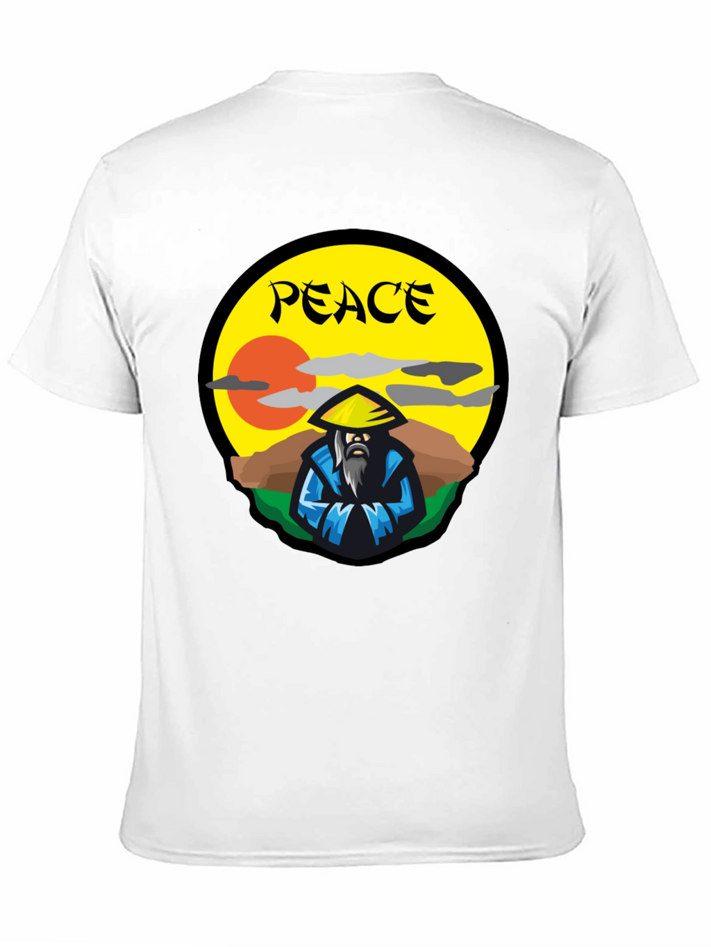 Peaceful Warrior Graphic T-Shirt - Unique Design