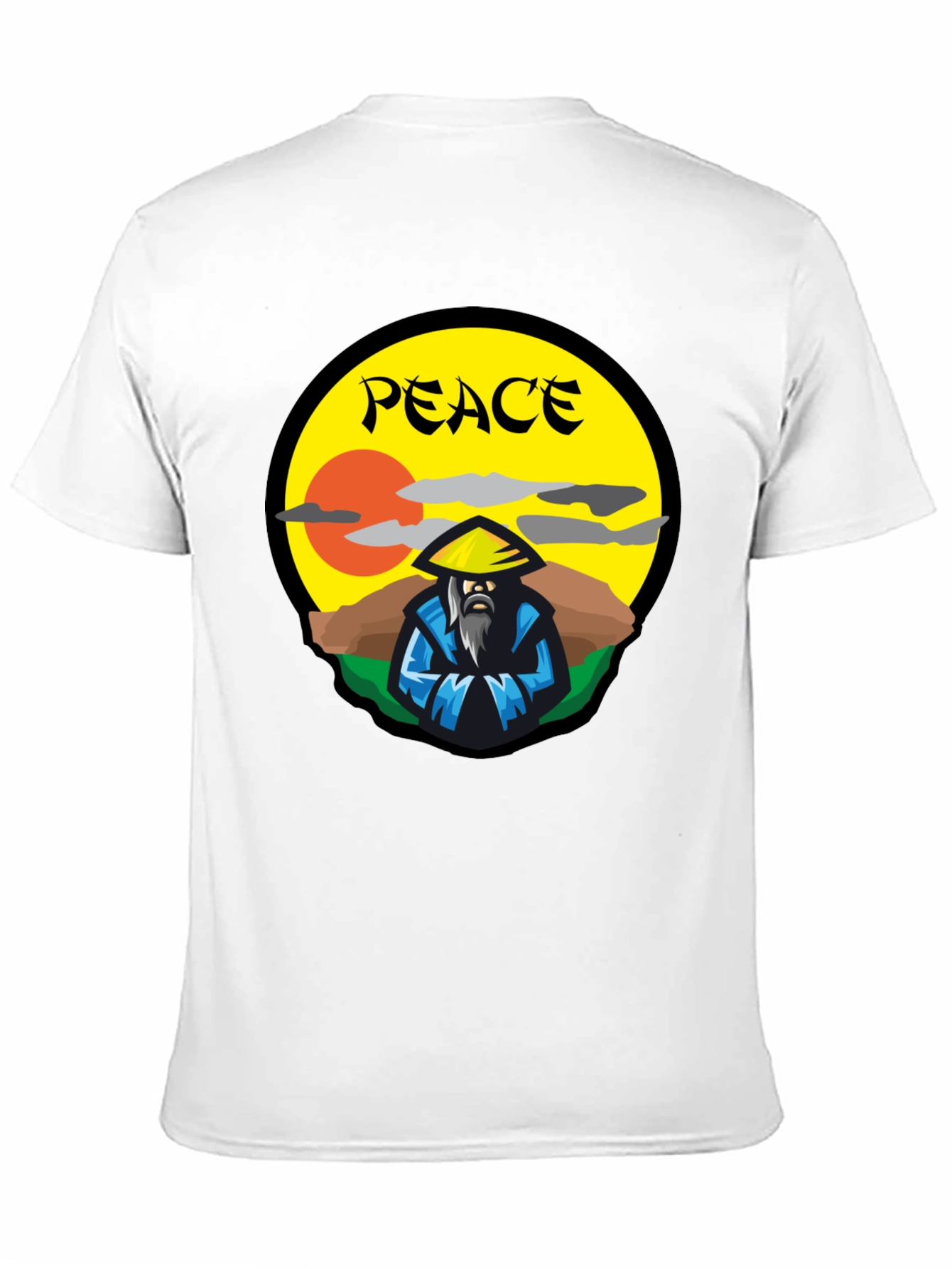 Peaceful Warrior Graphic T-Shirt - Unique Design