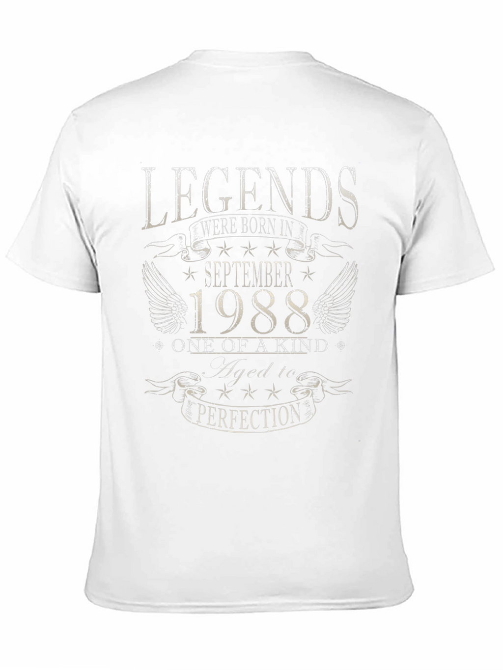 Legends Born In September 1988 Black T-Shirt