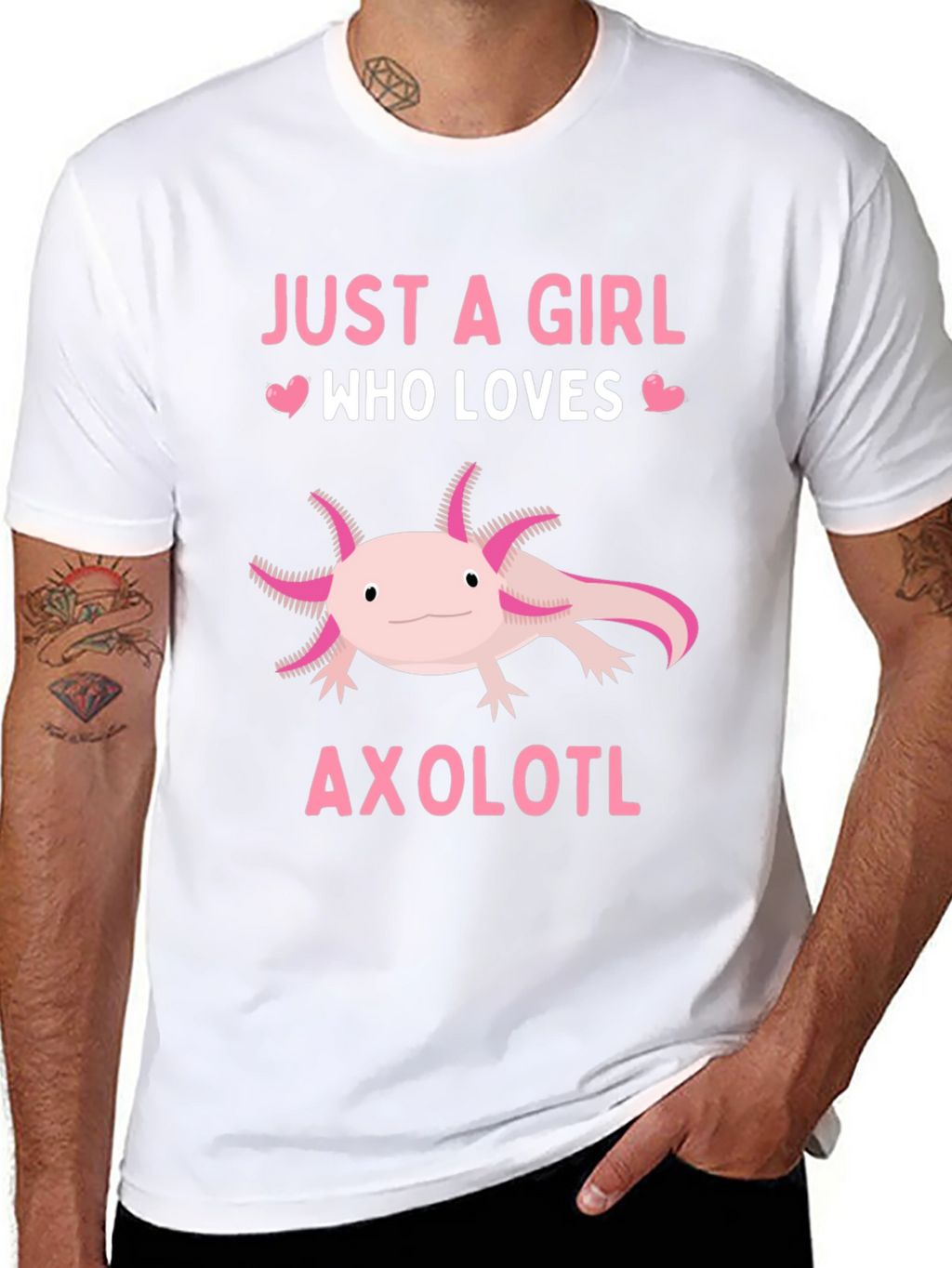 Just A Girl Who Loves Axolotl T-Shirt