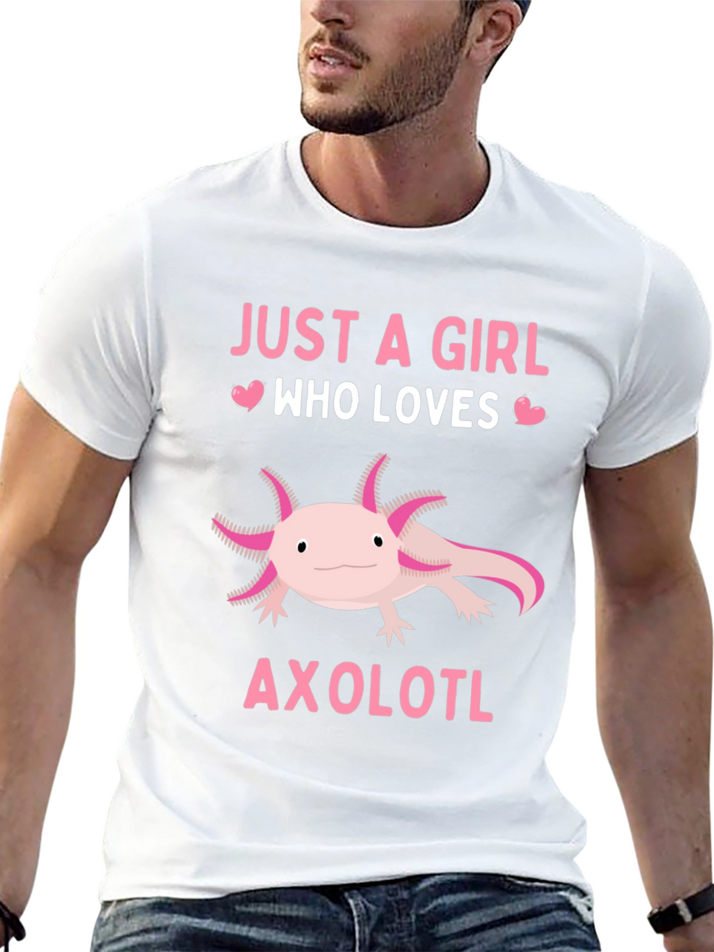 Just A Girl Who Loves Axolotl T-Shirt