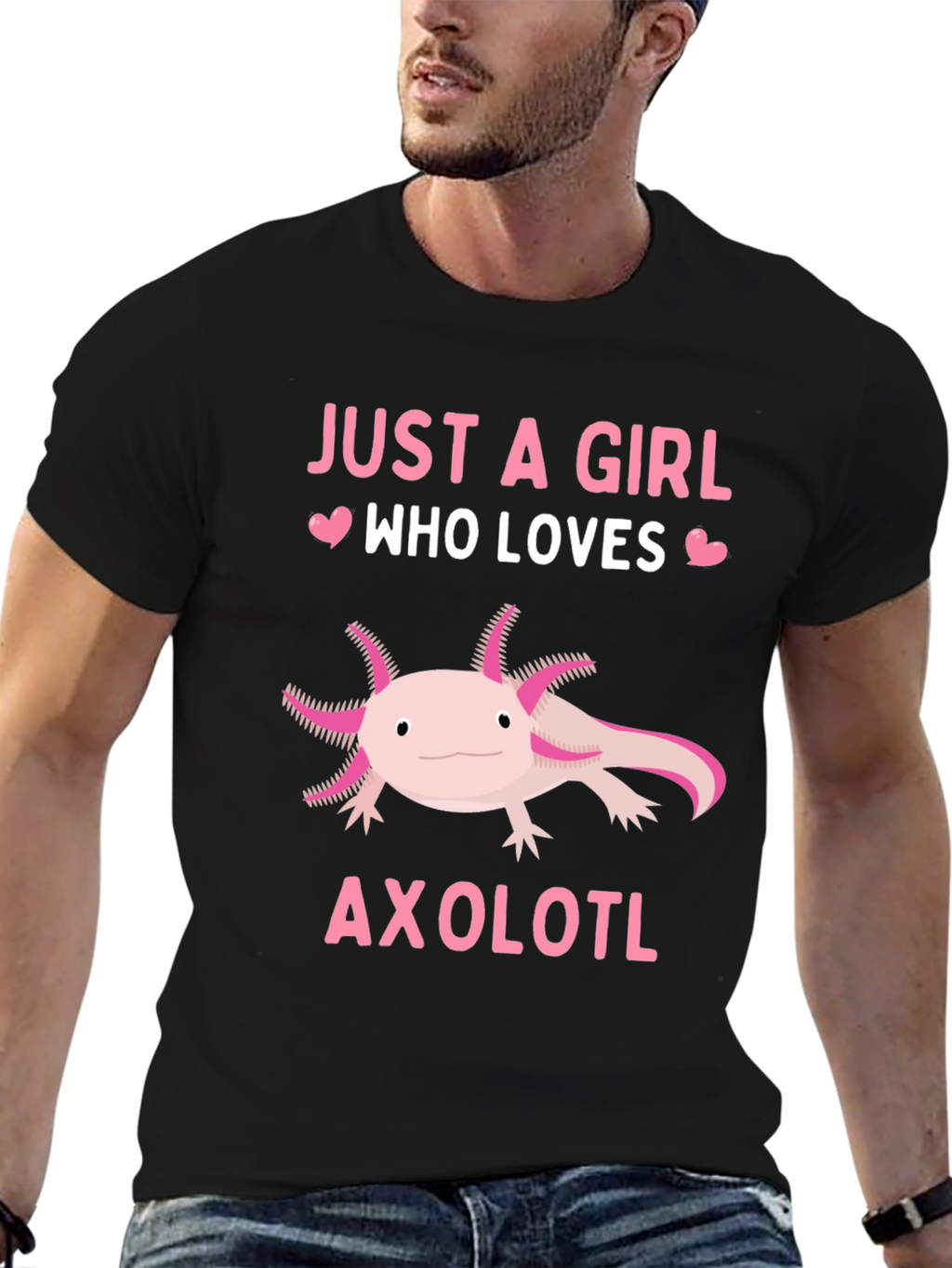 Just A Girl Who Loves Axolotl T-Shirt