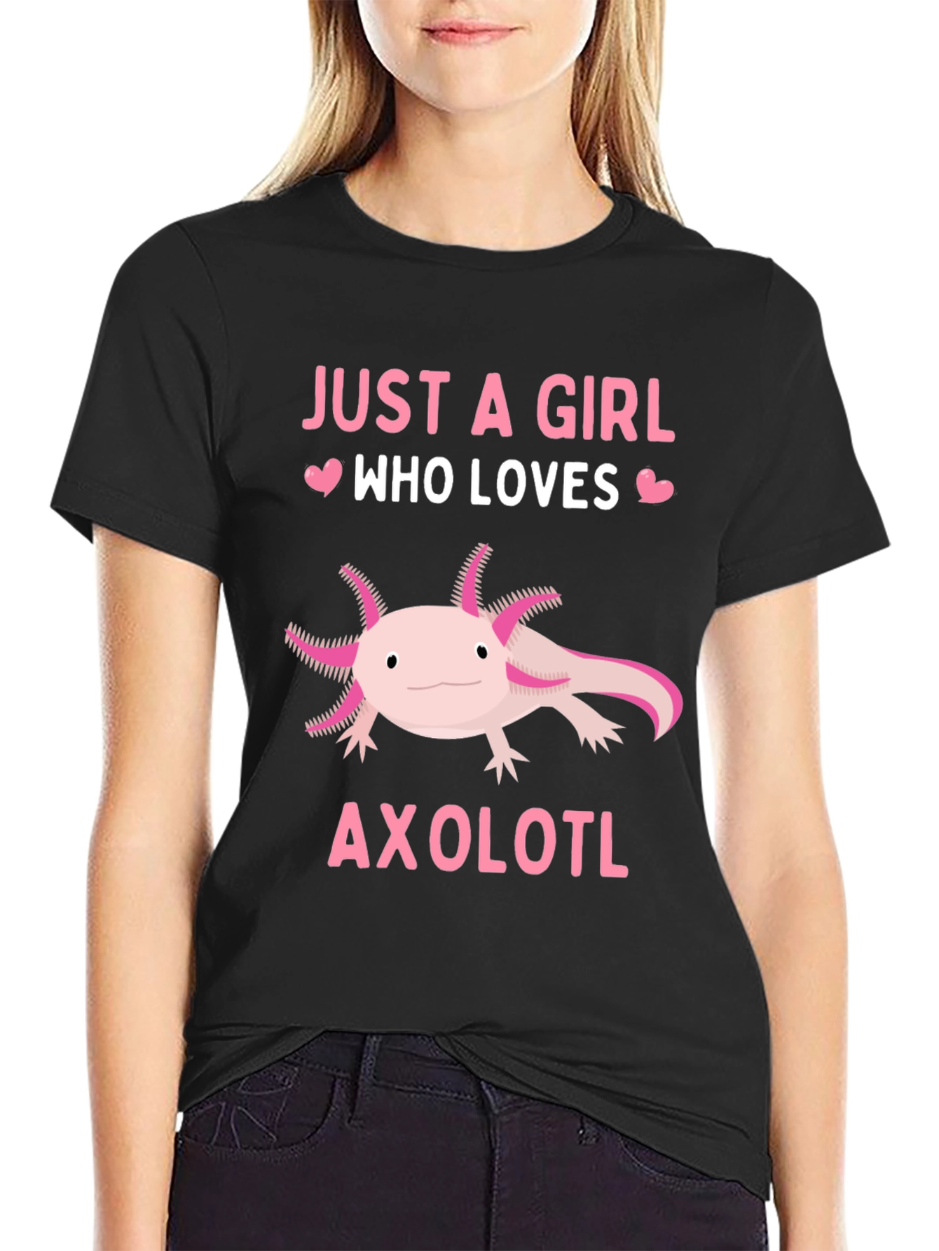 Just A Girl Who Loves Axolotl T-Shirt