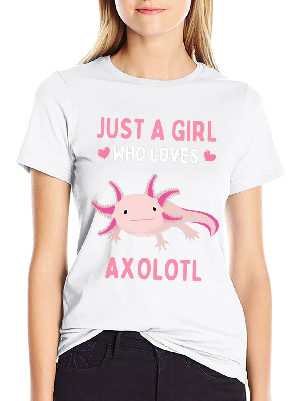 Just A Girl Who Loves Axolotl T-Shirt