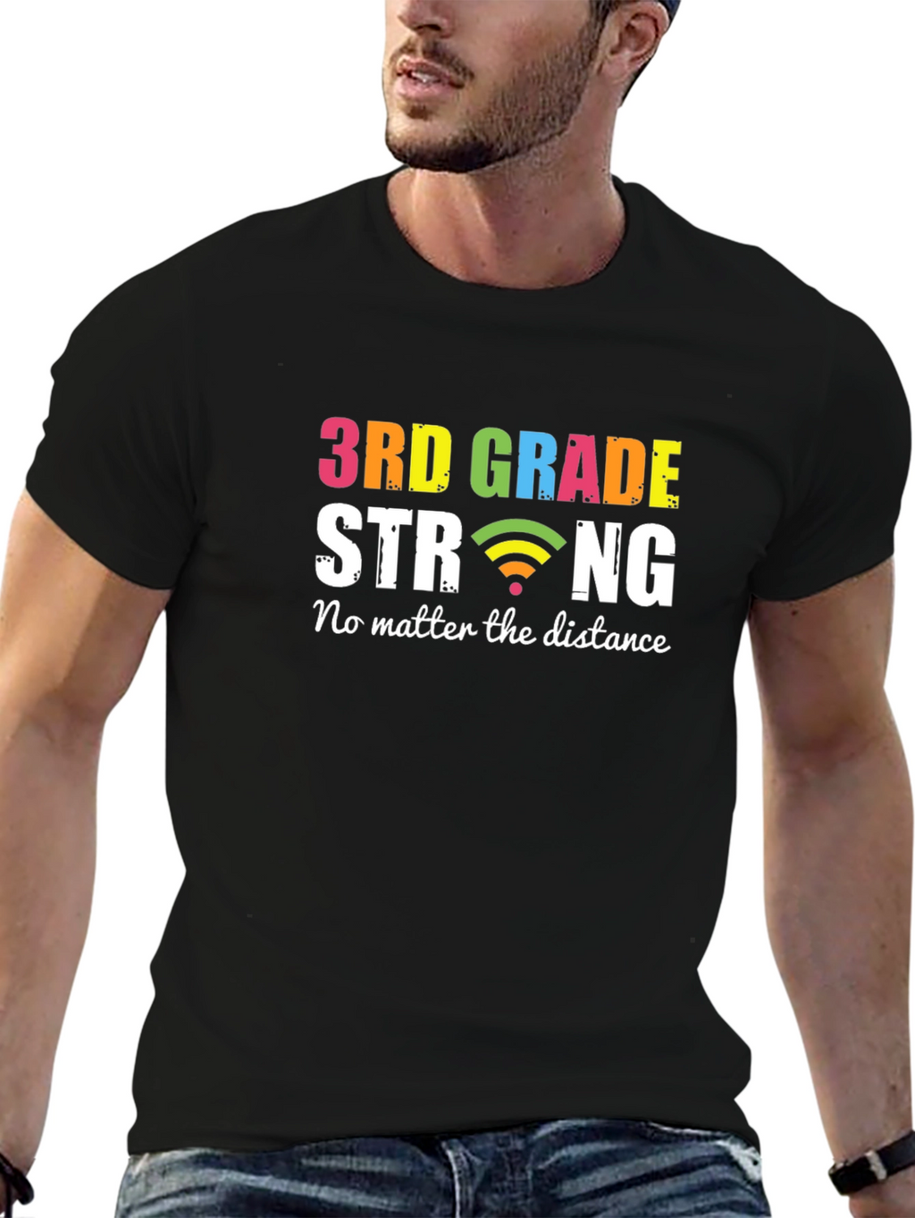3rd Grade Strong T-Shirt - Distance Learning