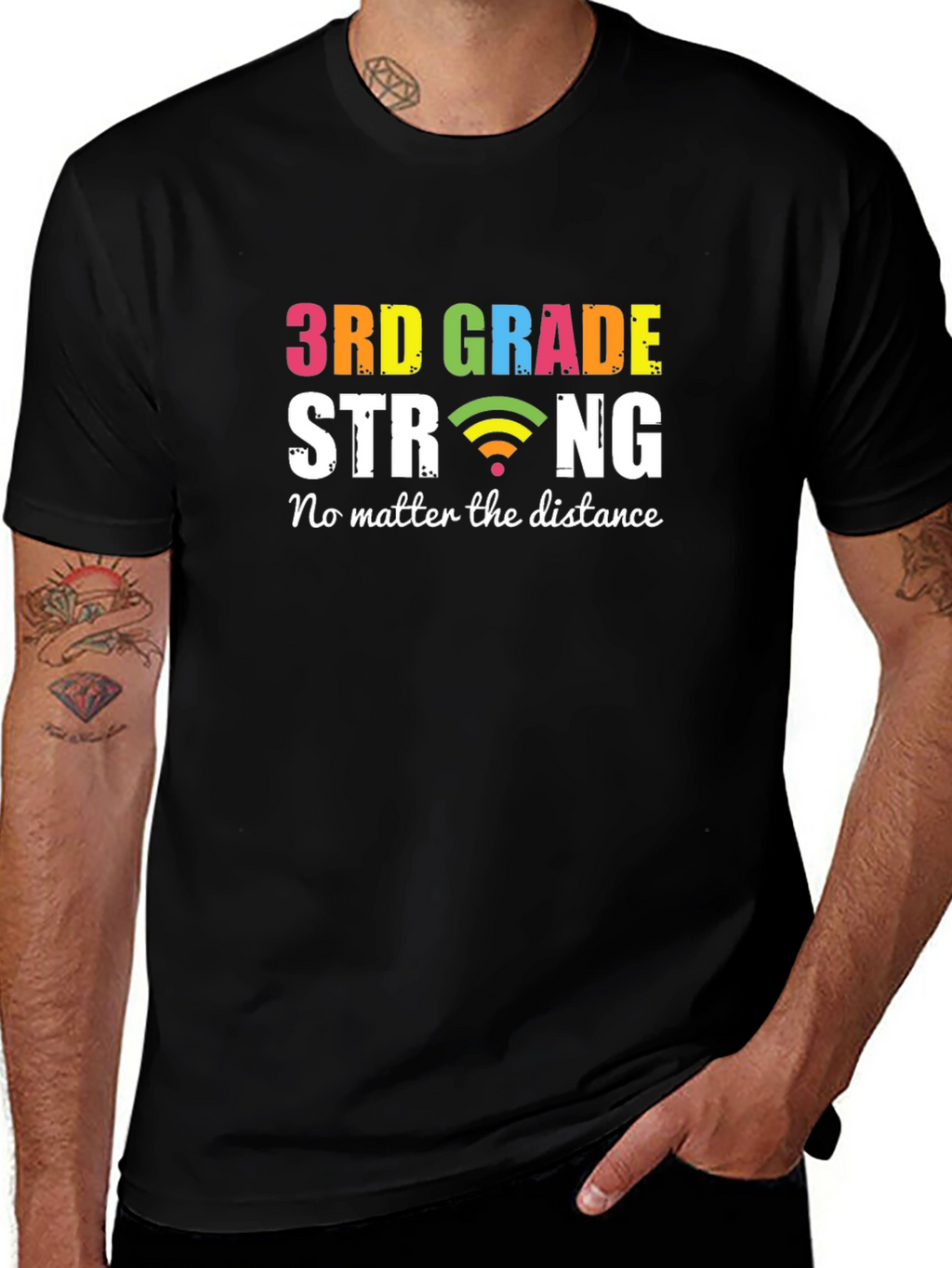 3rd Grade Strong T-Shirt - Distance Learning