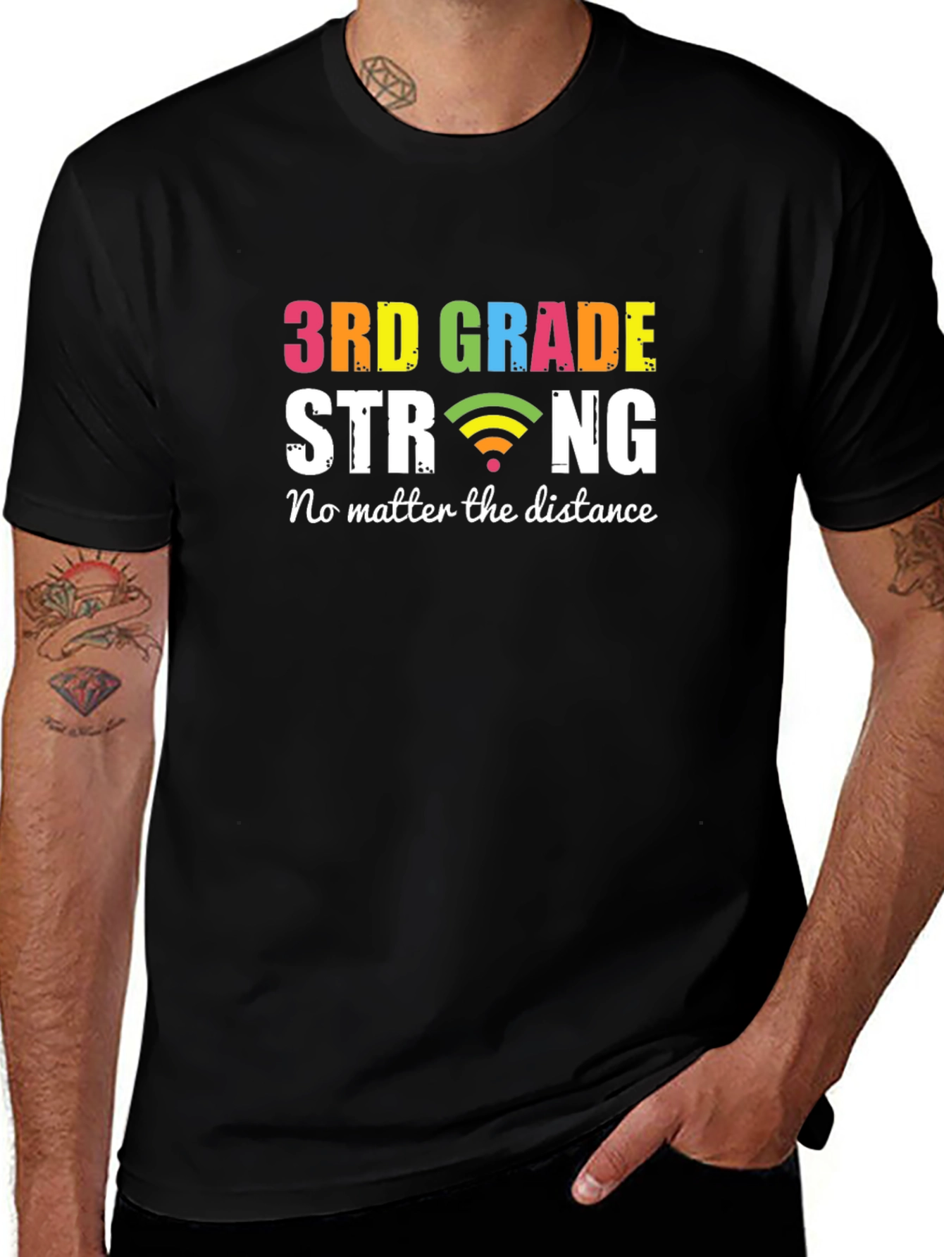 3rd Grade Strong T-Shirt - Distance Learning