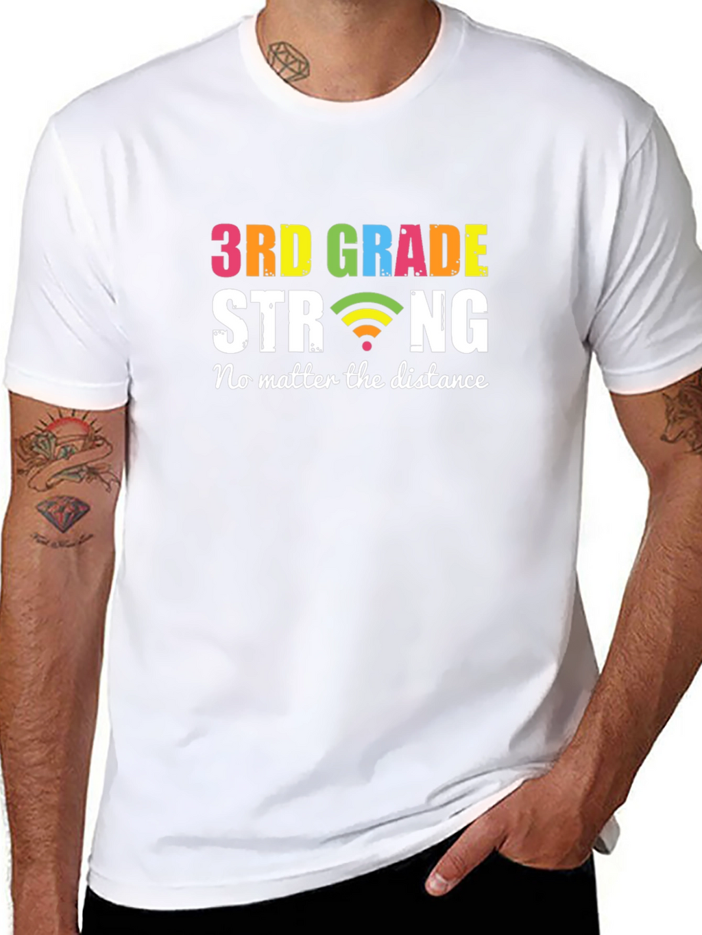 3rd Grade Strong T-Shirt - Distance Learning