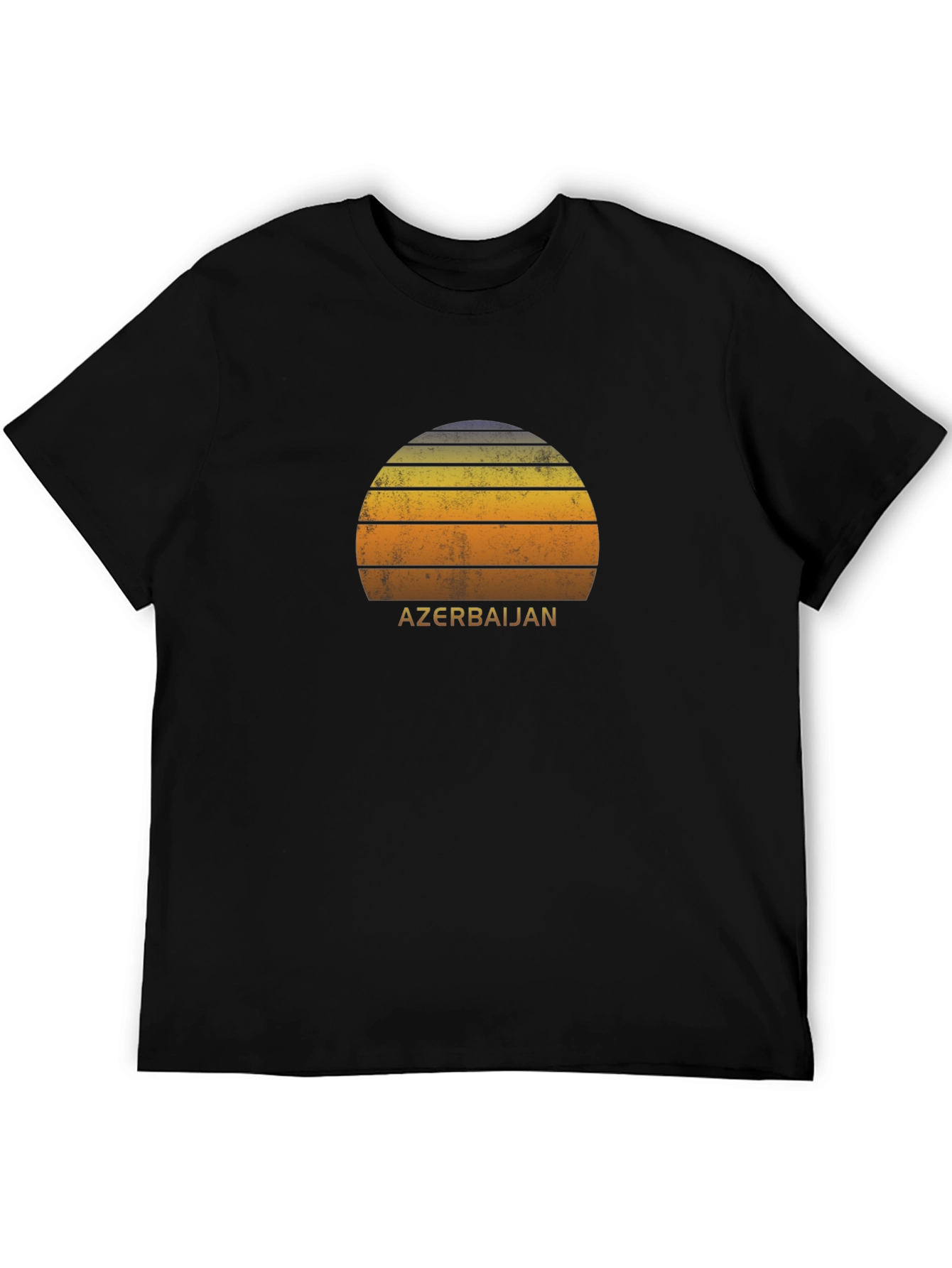 Vintage Azerbaijan Sunset Graphic T-Shirt