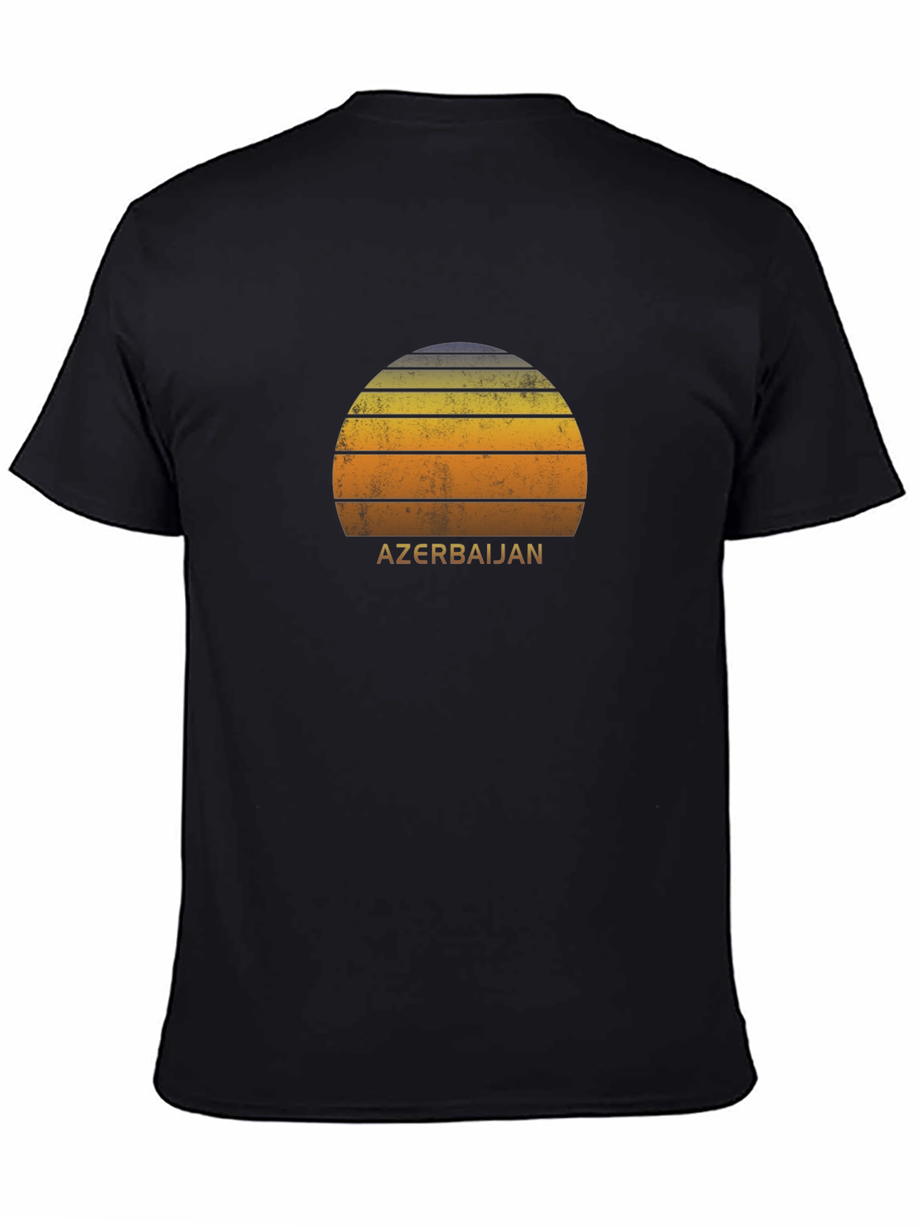 Vintage Azerbaijan Sunset Graphic T-Shirt