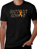 Support Squad Ribbon Graphic T-Shirt