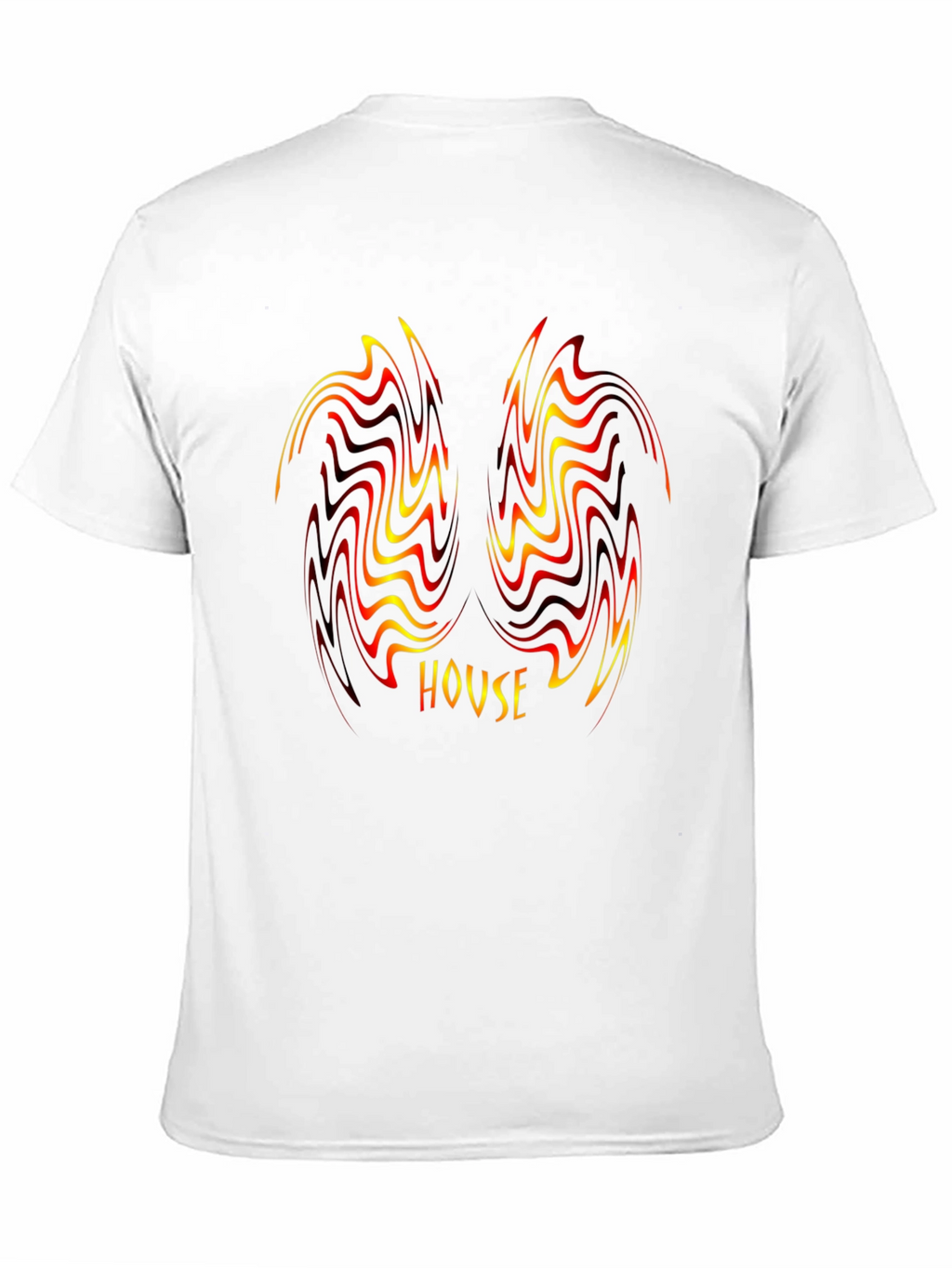 House Music Swirl Graphic Black T-Shirt