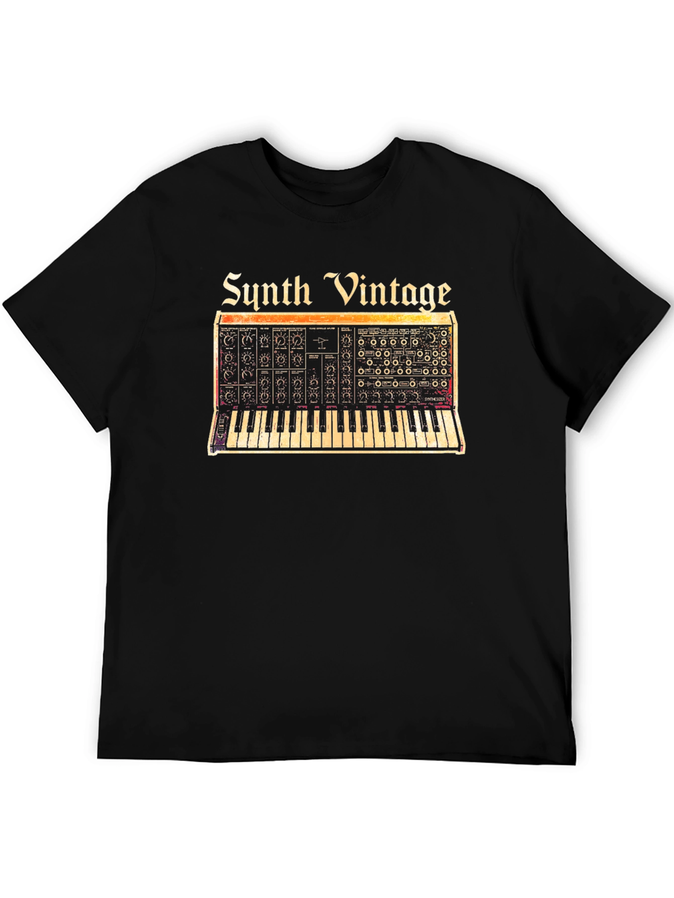 Vintage Synth T-Shirt - Music Producer Tee