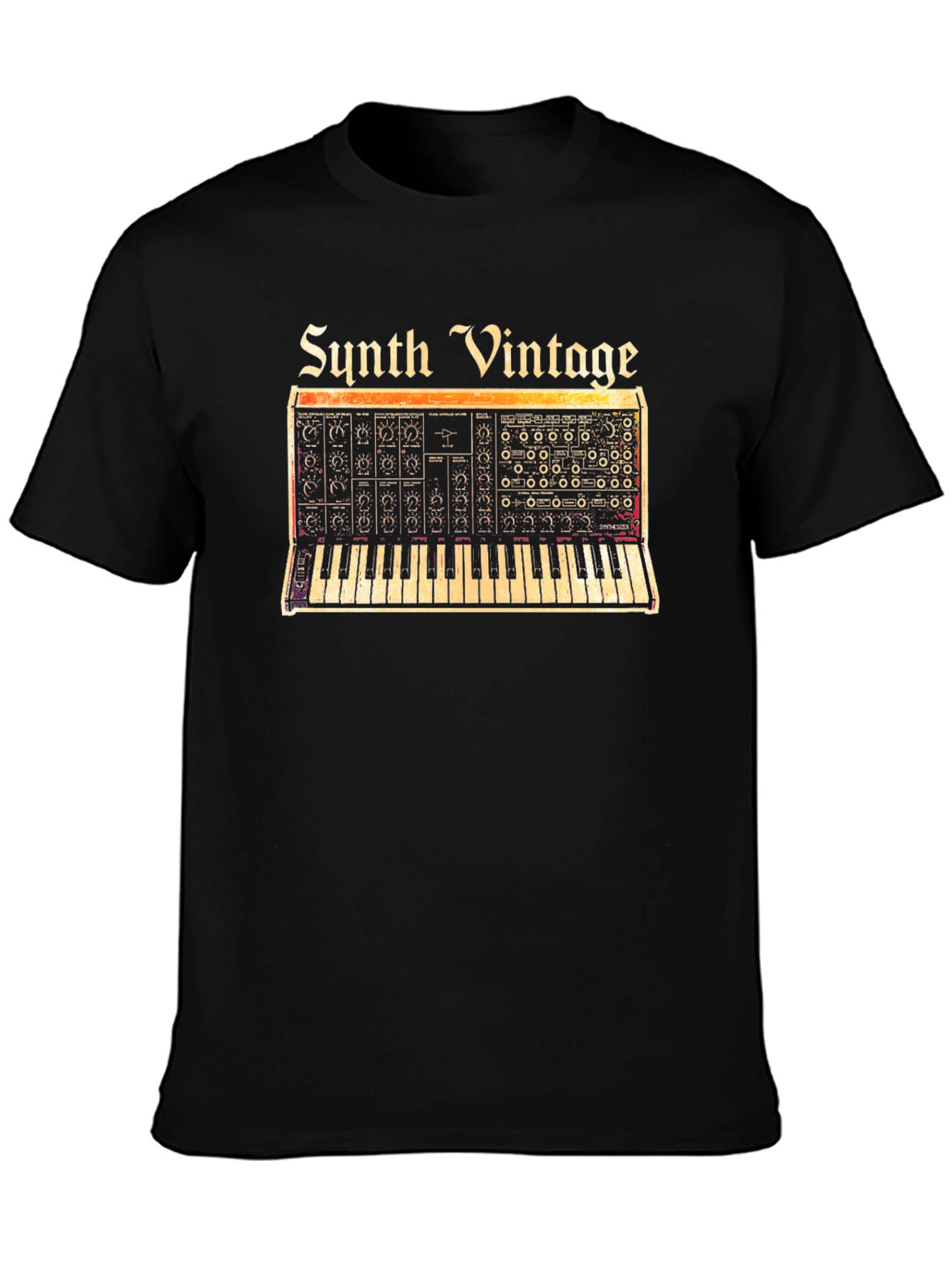 Vintage Synth T-Shirt - Music Producer Tee