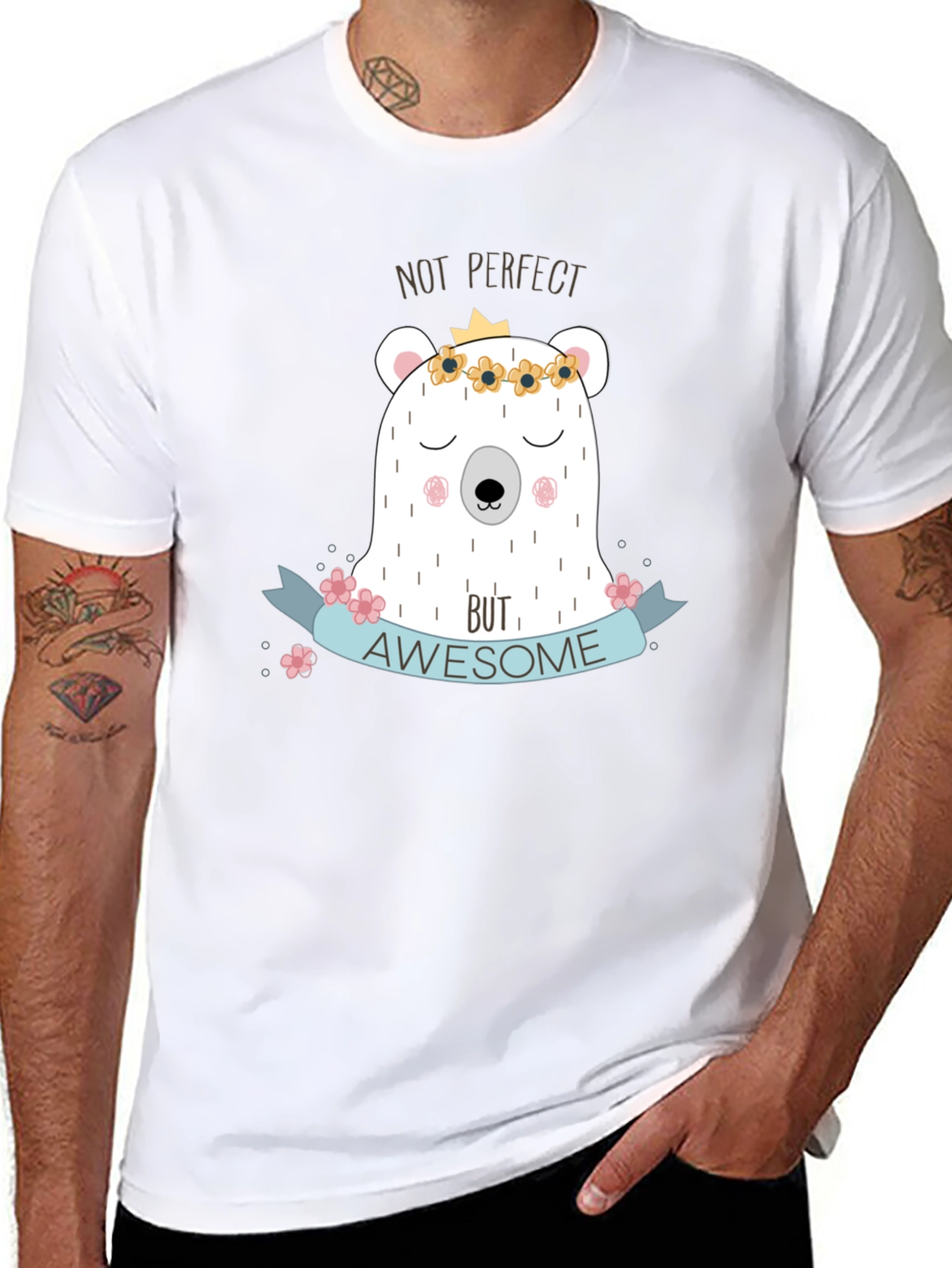 Not Perfect But Awesome Bear T-Shirt