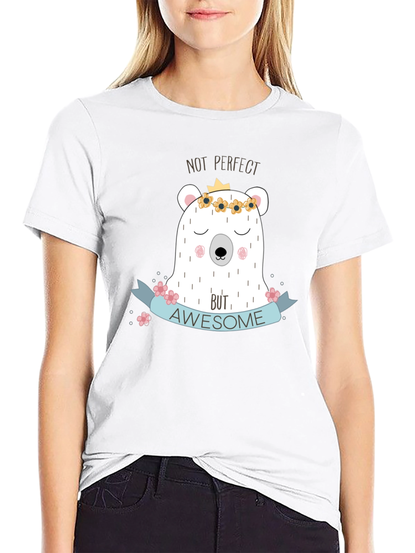 Not Perfect But Awesome Bear T-Shirt