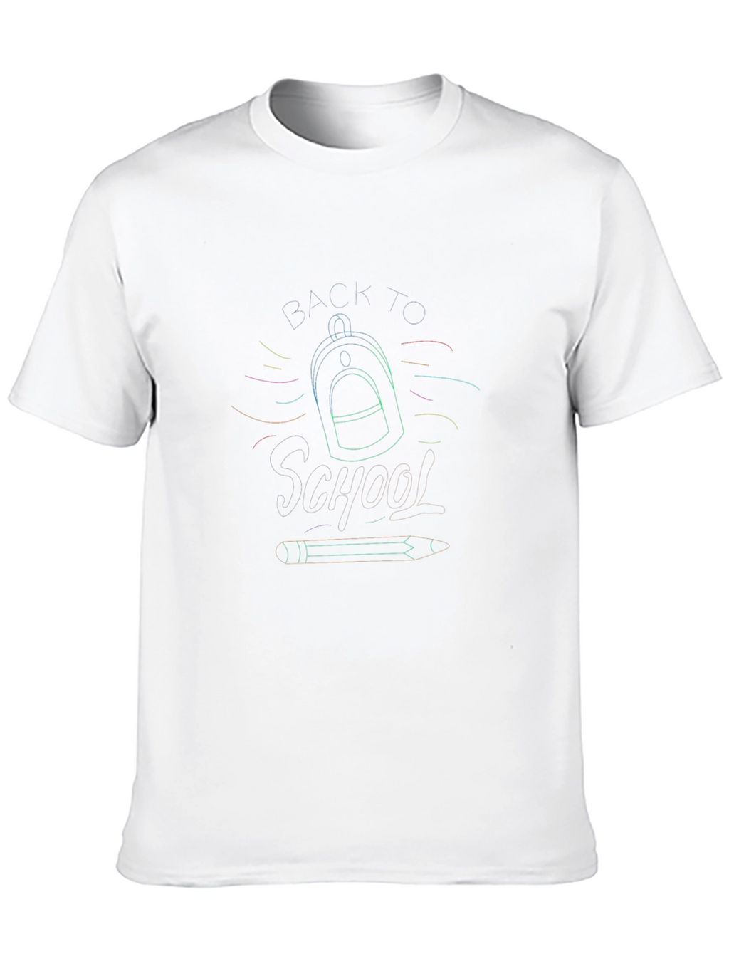 Back to School Graphic Black T-Shirt